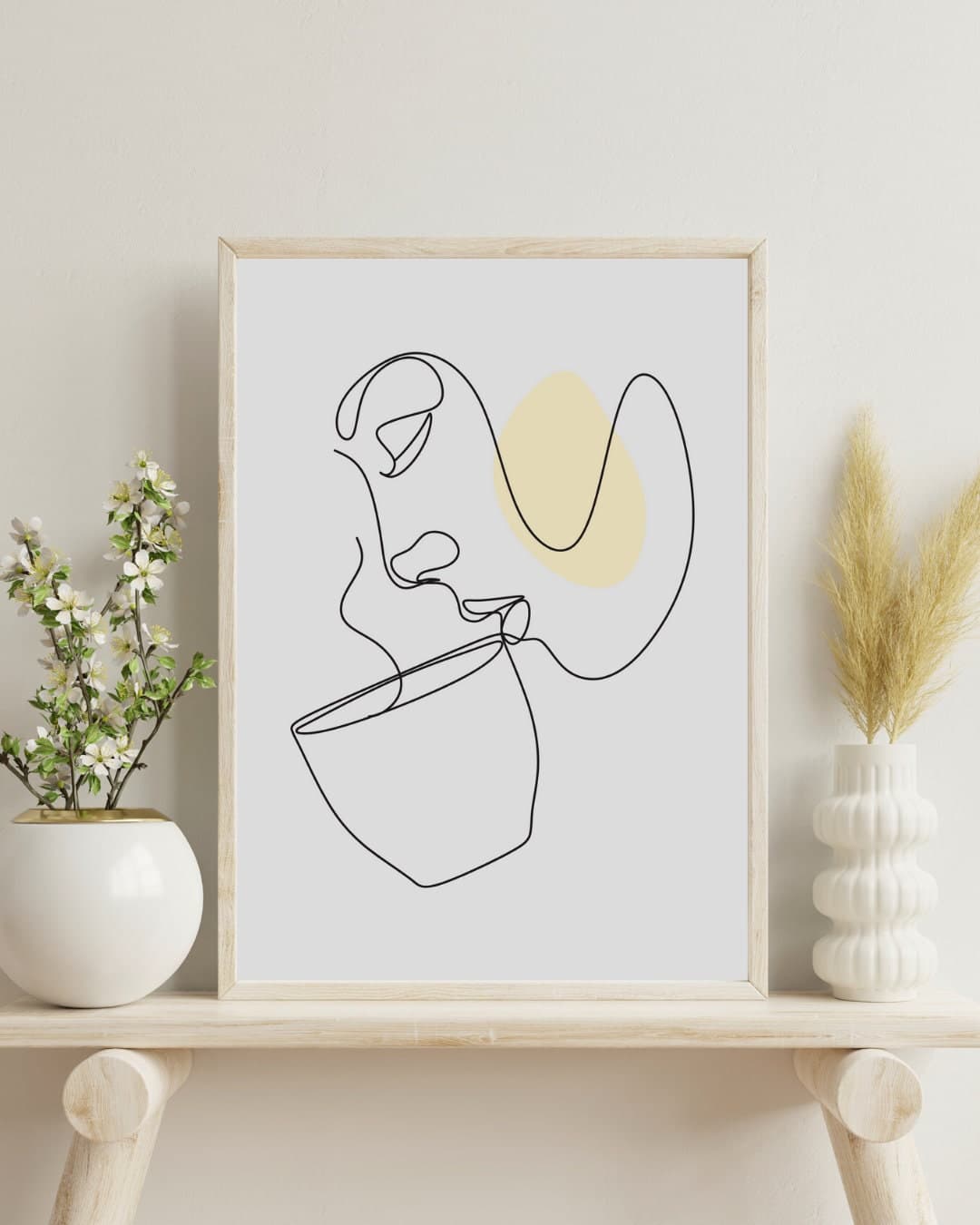 Line Coffee Wall Art, Coffee Line Decor, Coffee Digital Print, Cafe Digital Printable, Cafe Wall Art, Kitchen Digital Print, Kitchen Decor - image 5