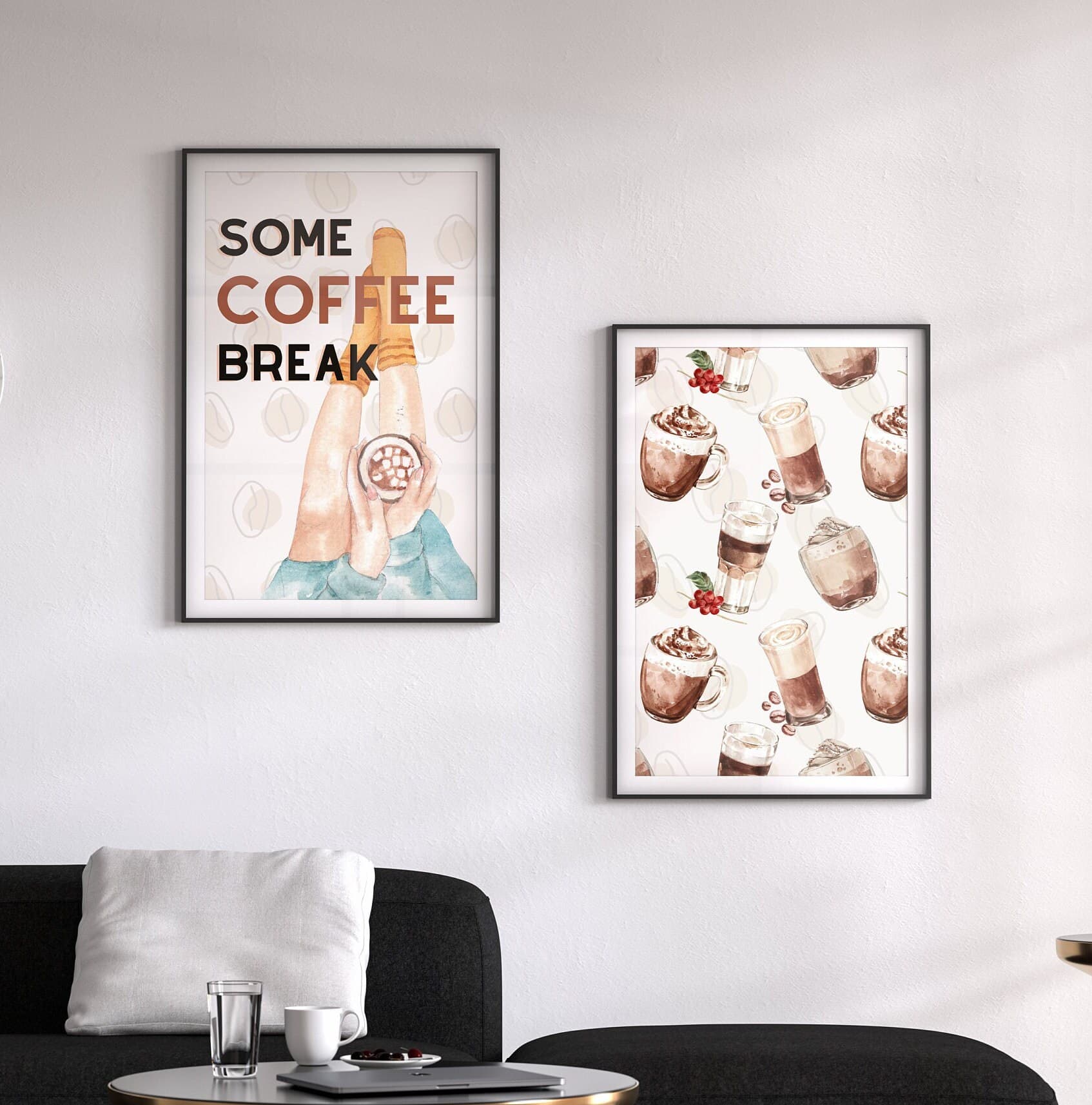Cafe Wall Art, Coffee Time Wall Art, Cafe Decor, Coffee Decor, Coffe Digital Print, Cafe Digital Print, Kitchen Wall Art, Kitchen Decor, - image 4