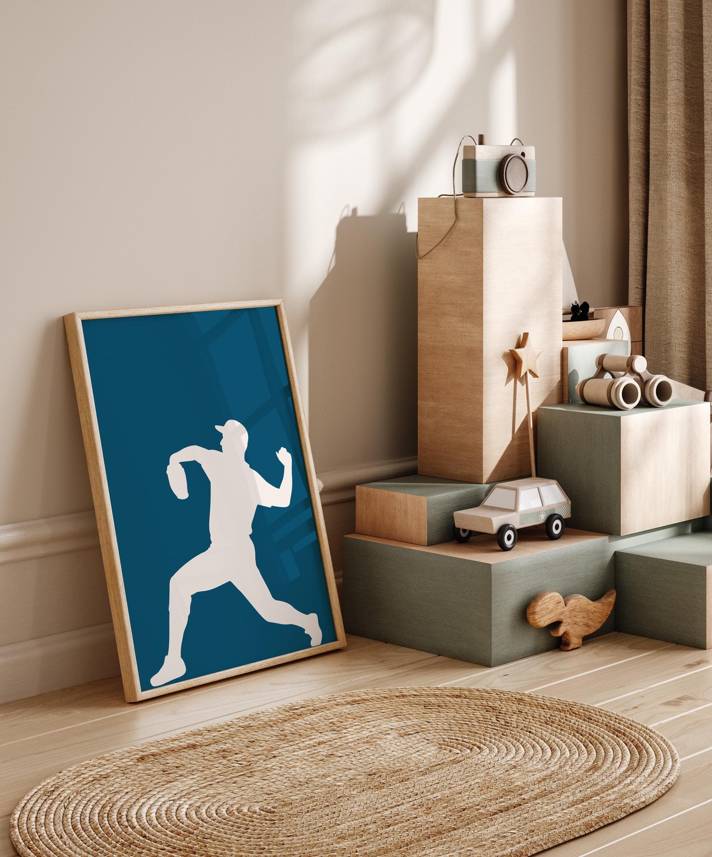 baseball nursery decor prints