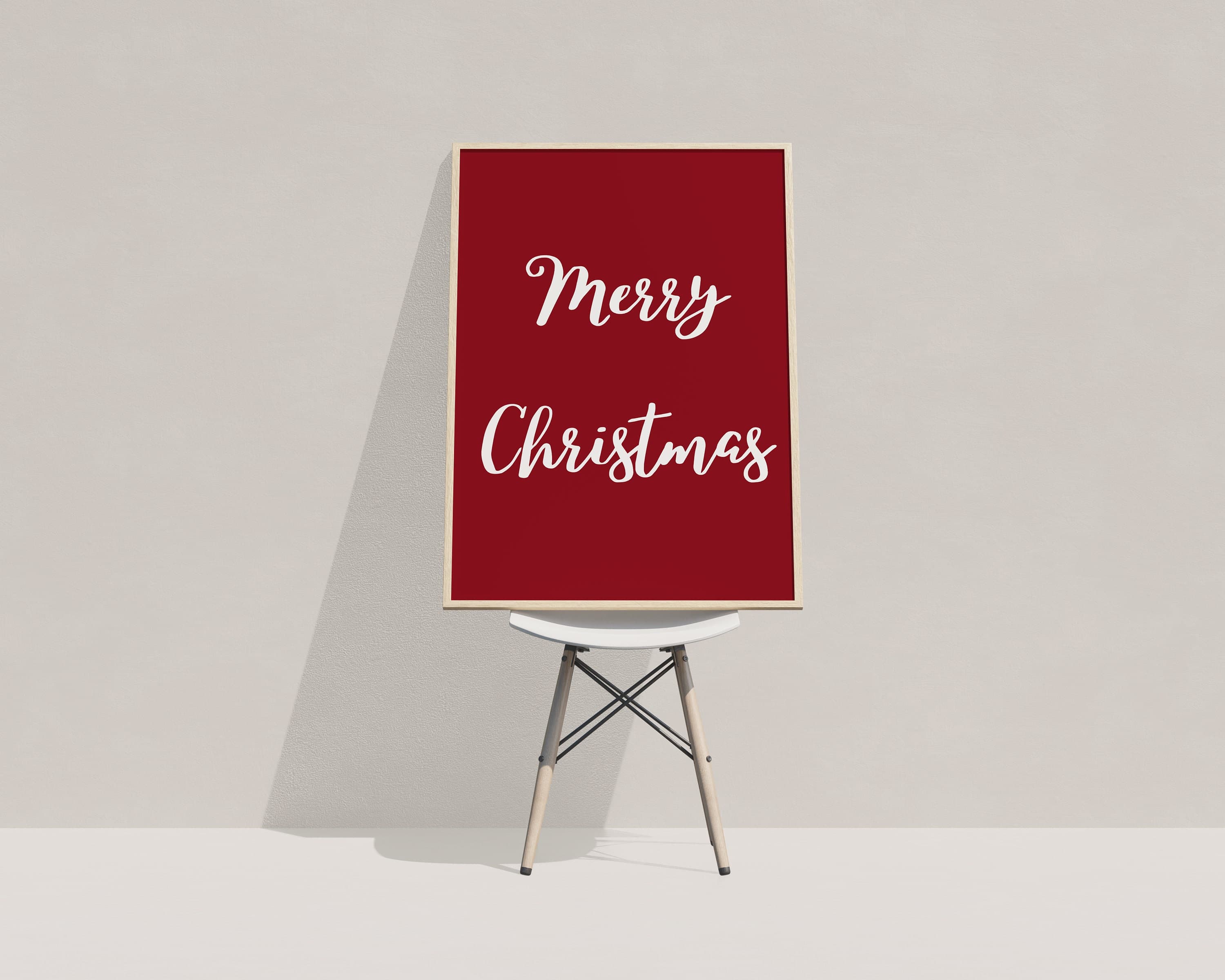 Red Christmas Digital Print, Red Christmas Poster, Merry Christmas Digital Print, Red Xmas Digital Print, Christmas Digital Download,Xmas - image 4