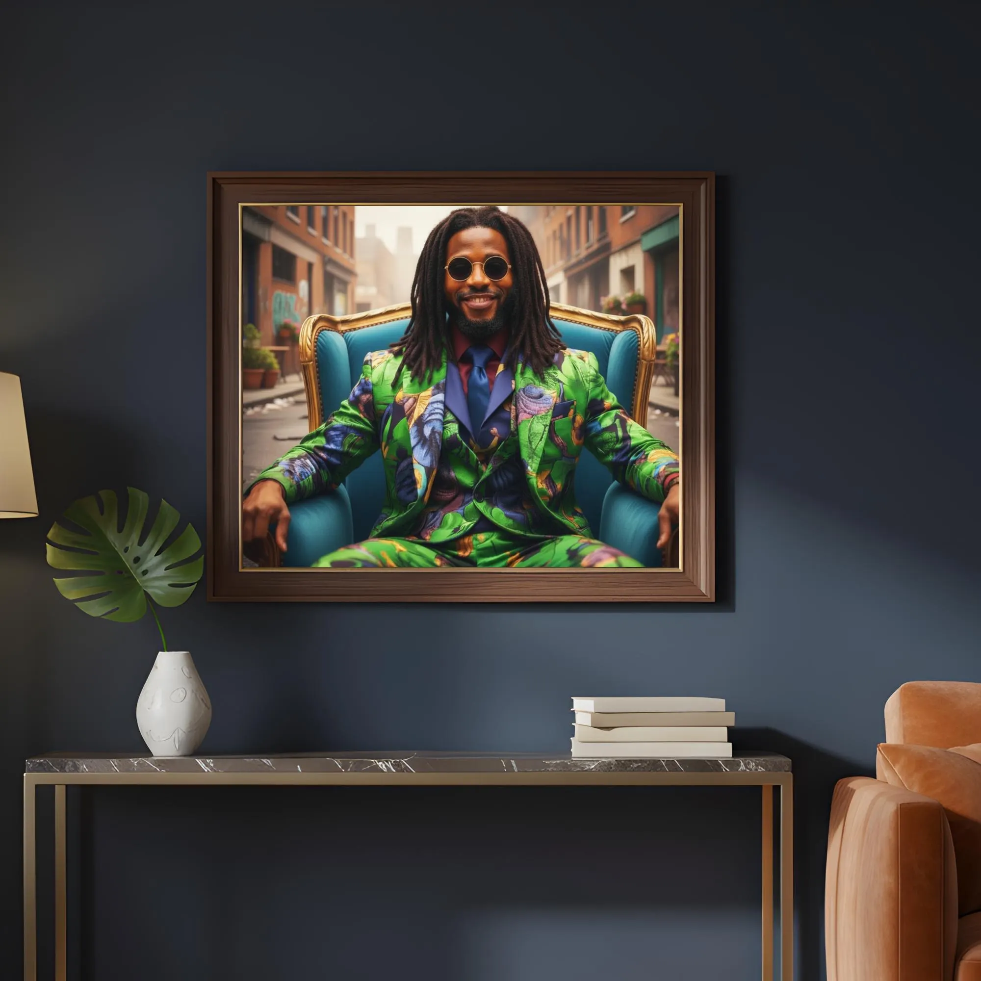 Contemporary gentleman portrait artwork