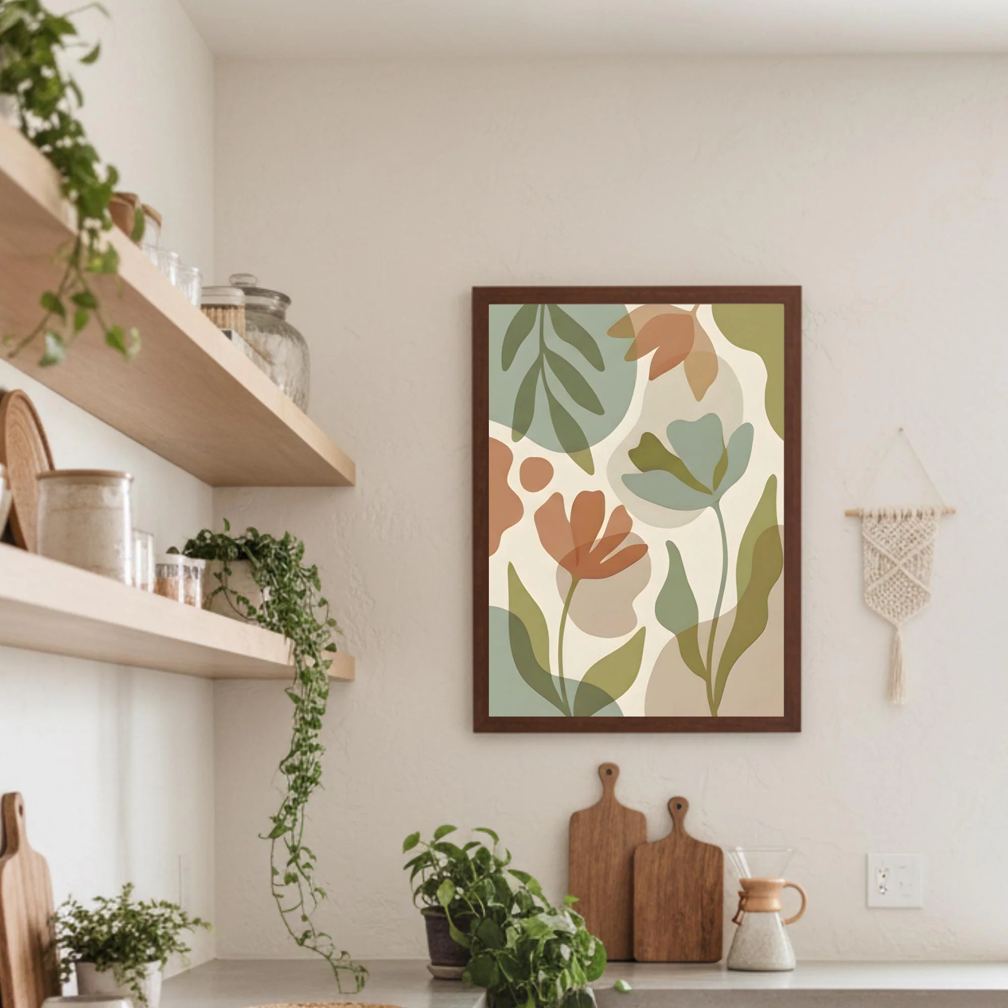 Abstract floral wall prints for modern living room

Organic botanical gallery wall printable art