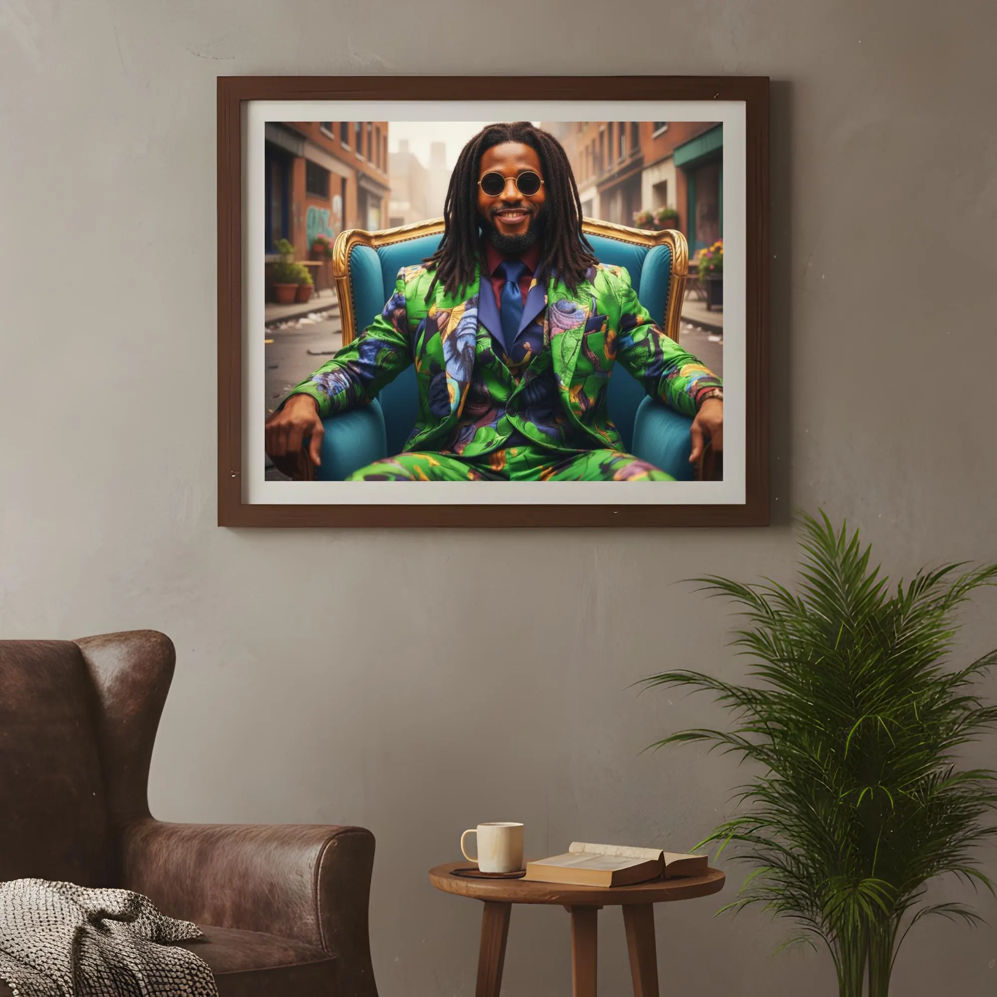 African Excellence Dandyism Print, Black Man Portrait, Afrocentric Home Decor, Instant Download - image 4