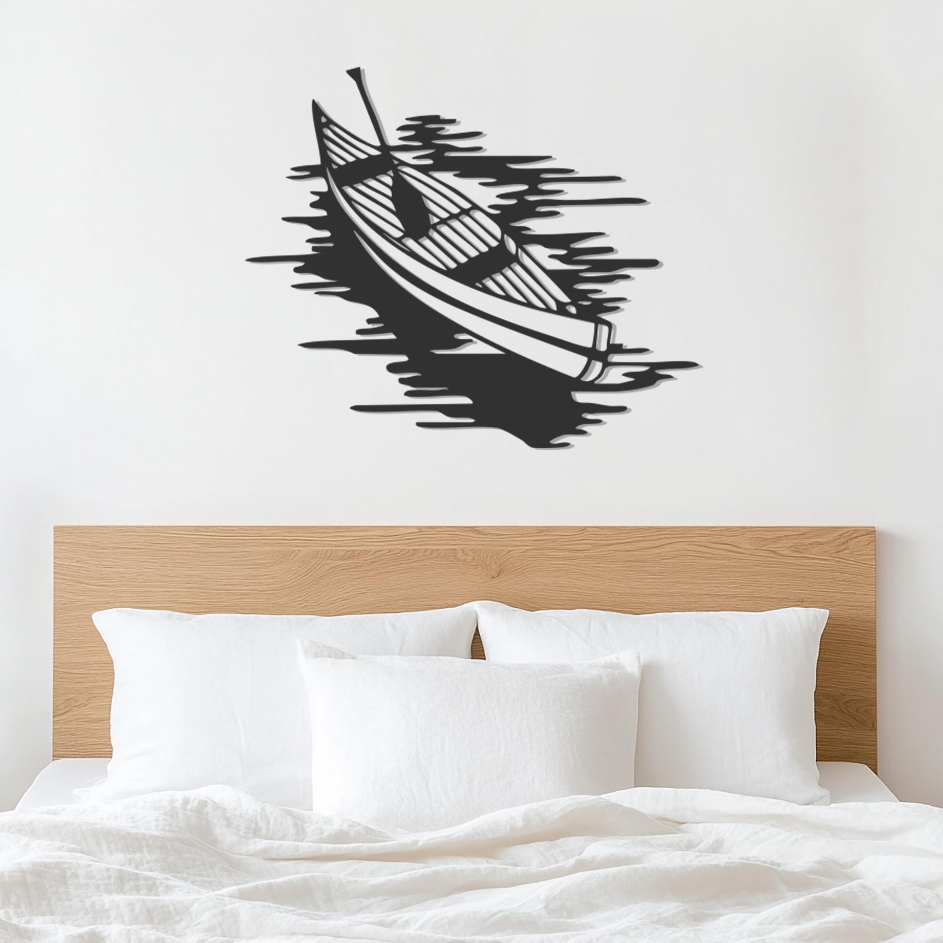 Metal Boat Wall Art, Nautical Home Decor, Ocean Lover Wall Hanging, Coastal Metal Wall Decor, Sailboat Metal Art, Seaside House Decoration - image 5