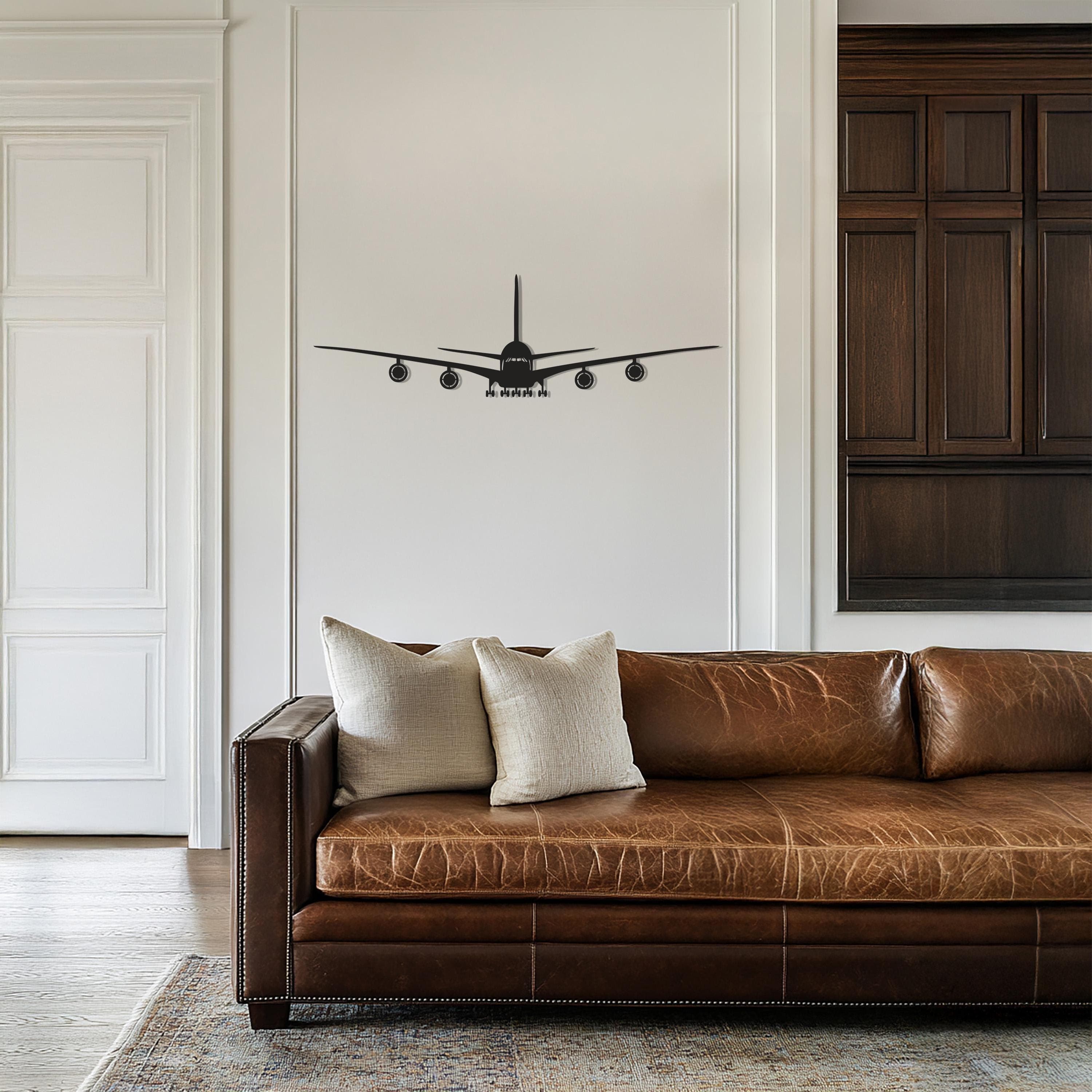 Aviation-Themed Metal Wall Art - Airplane Decor for Pilots, Aviation Enthusiasts, Unique Gift for Aircraft Lovers, Modern Home Decor - image 4
