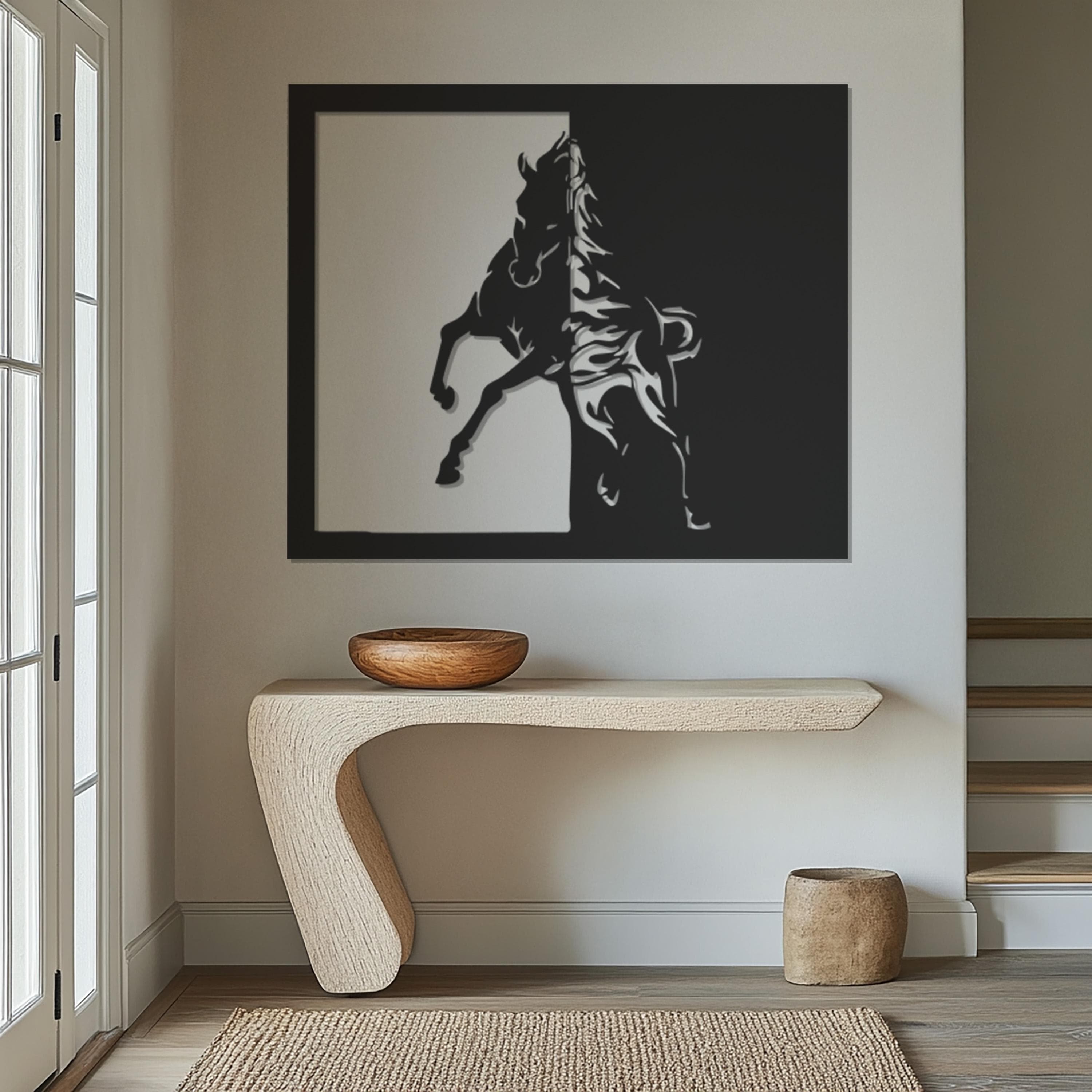 Running Horse Metal Wall Art, Abstract Horse Wall Decor, Animal Wall Decor, Modern Wall Decor, Metal Wall Art Decor,  Gift For Home - image 5