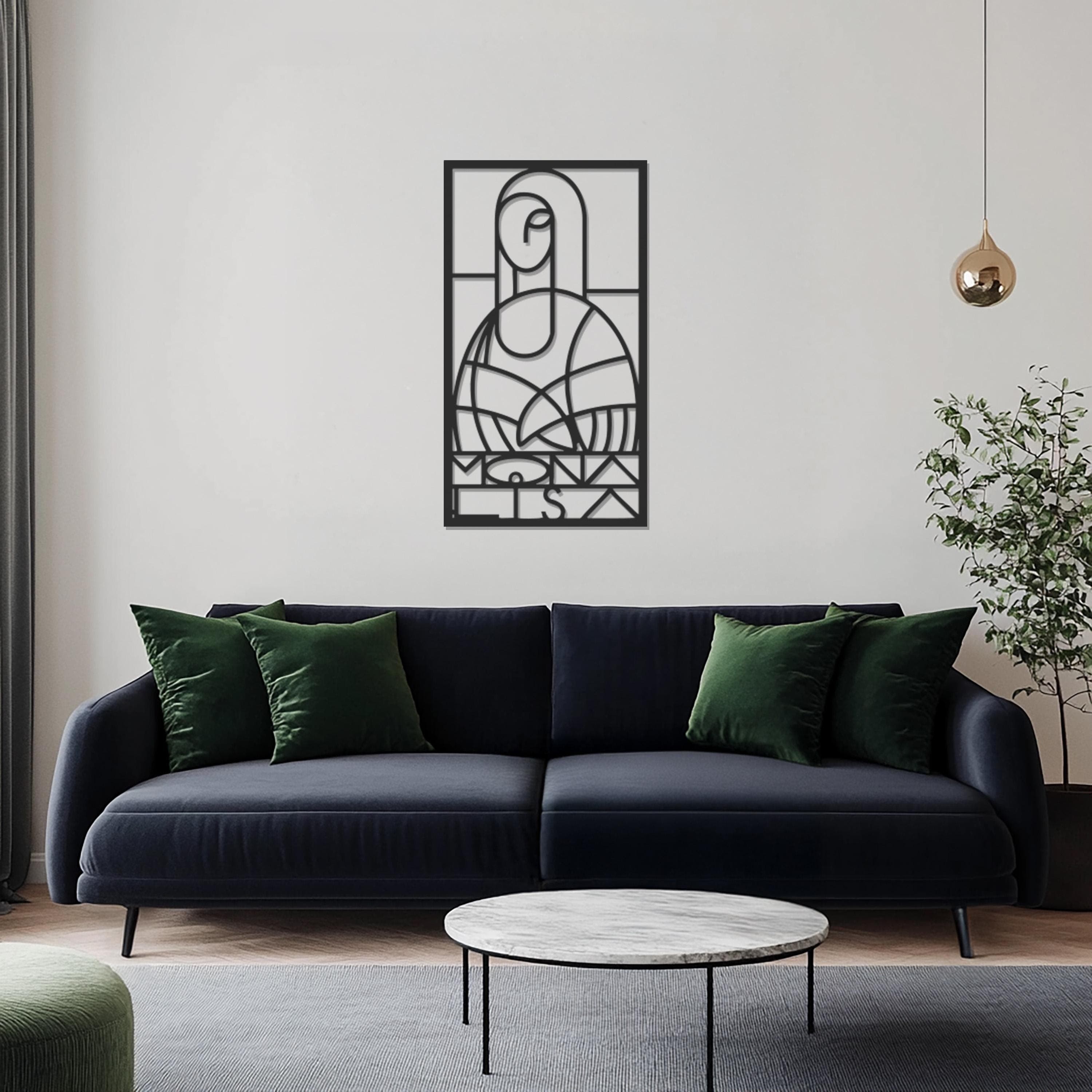 Abstract Woman Metal Wall Art, Modern Geometric Wall Decor, Minimalist Feminine Artwork, Contemporary Home Accent, Stylish Metal Sculpture - image 5