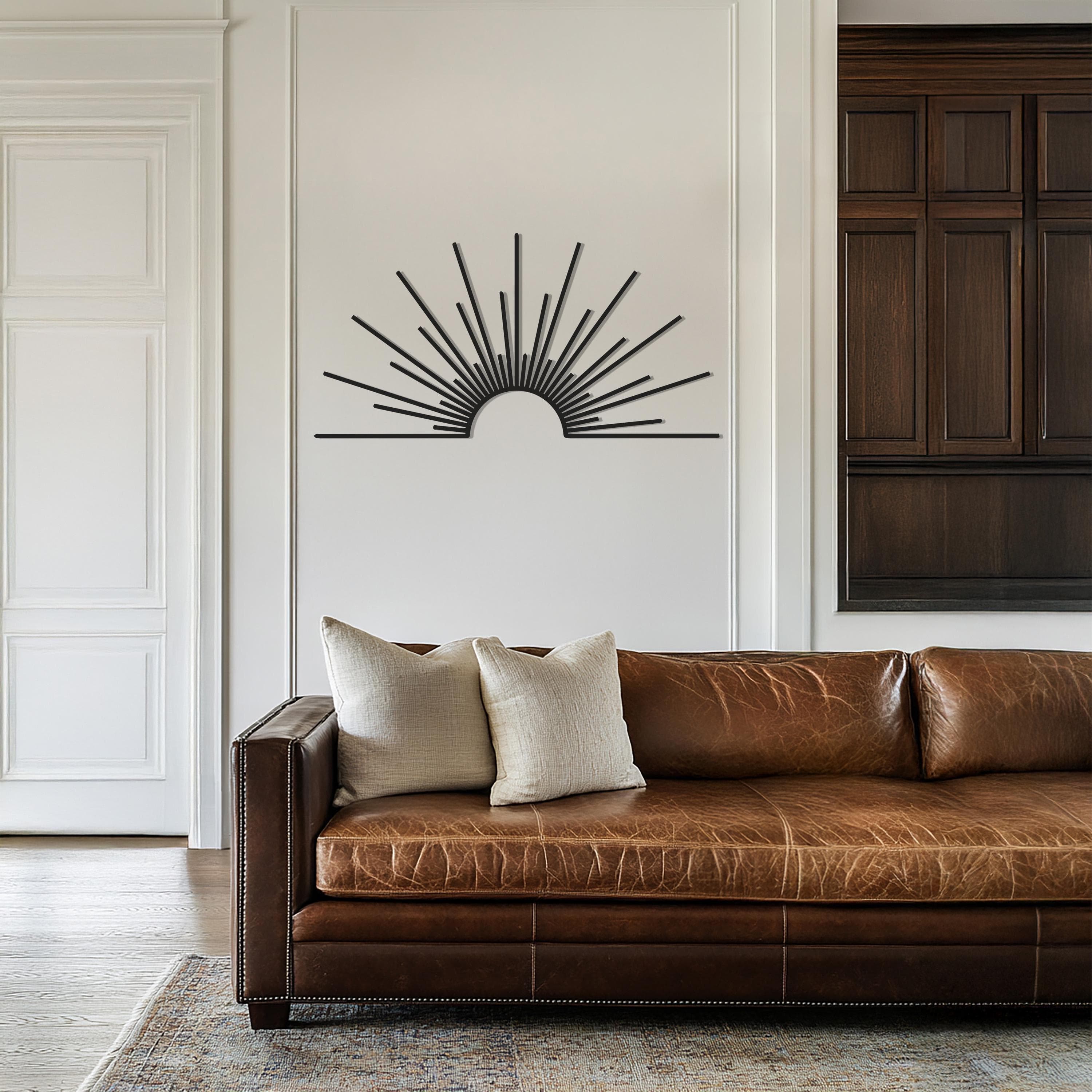Sunburst Metal Wall Art, Modern Sunrise Wall Decor, Minimalist Wall Decor, Boho Home Decor, Modern Home Decor, Wall Hangings, Gift For Home - image 5