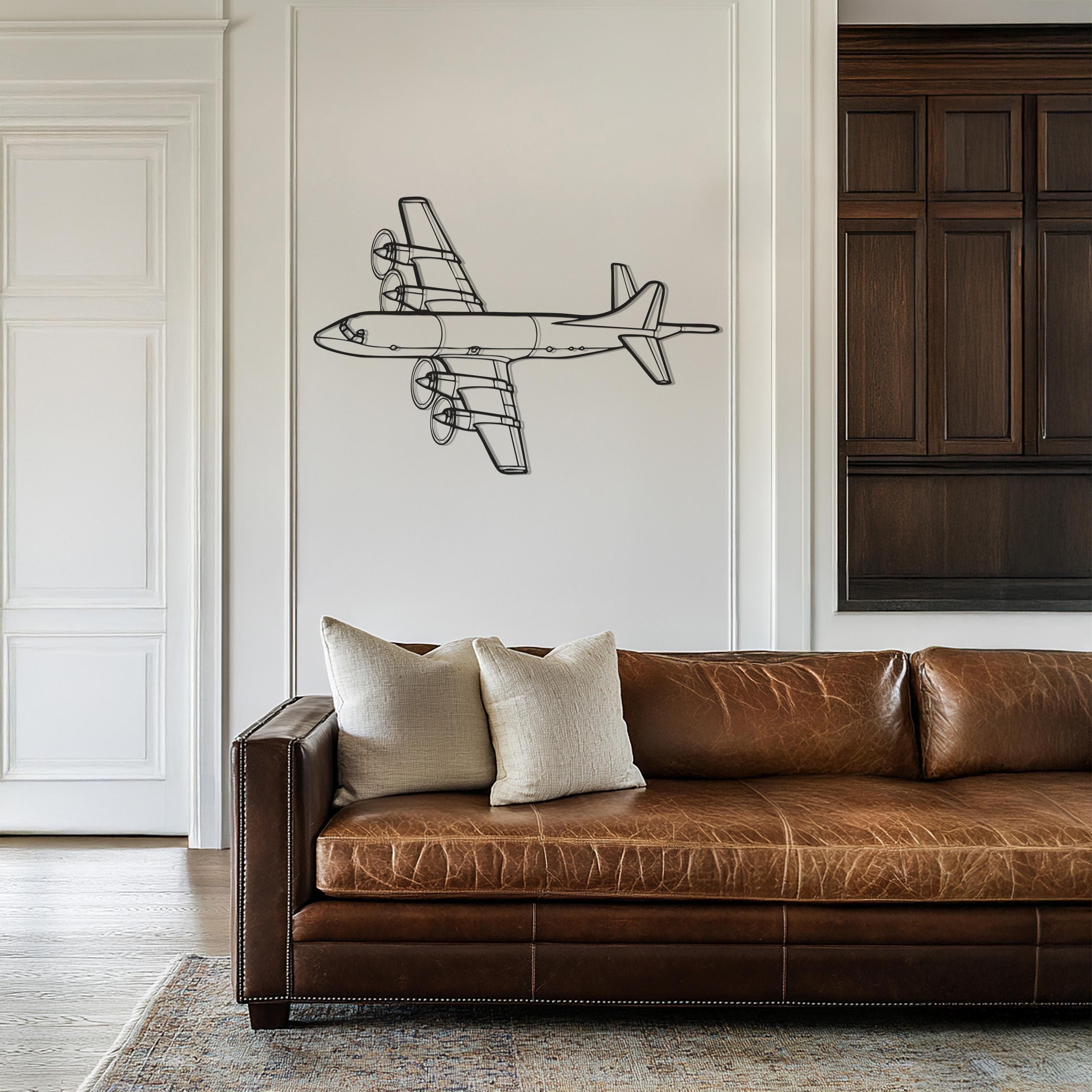 Orion Metal Wall Art Decor, Aviation Decor, Military Aircraft Wall Hanging, Modern Plane Silhouette, Pilot & Airplane Enthusiast Gift - image 4
