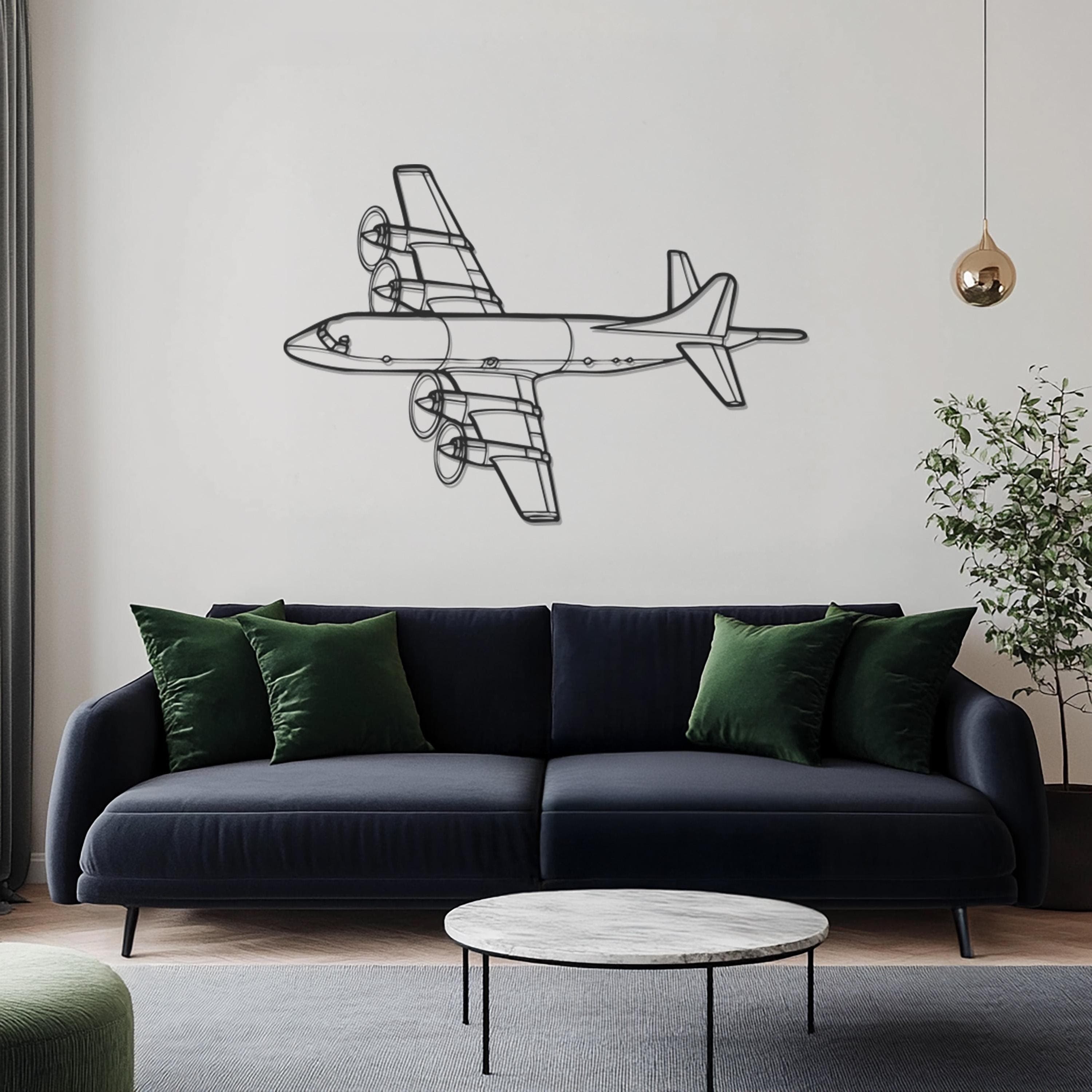 Orion Metal Wall Art Decor, Aviation Decor, Military Aircraft Wall Hanging, Modern Plane Silhouette, Pilot & Airplane Enthusiast Gift - image 5