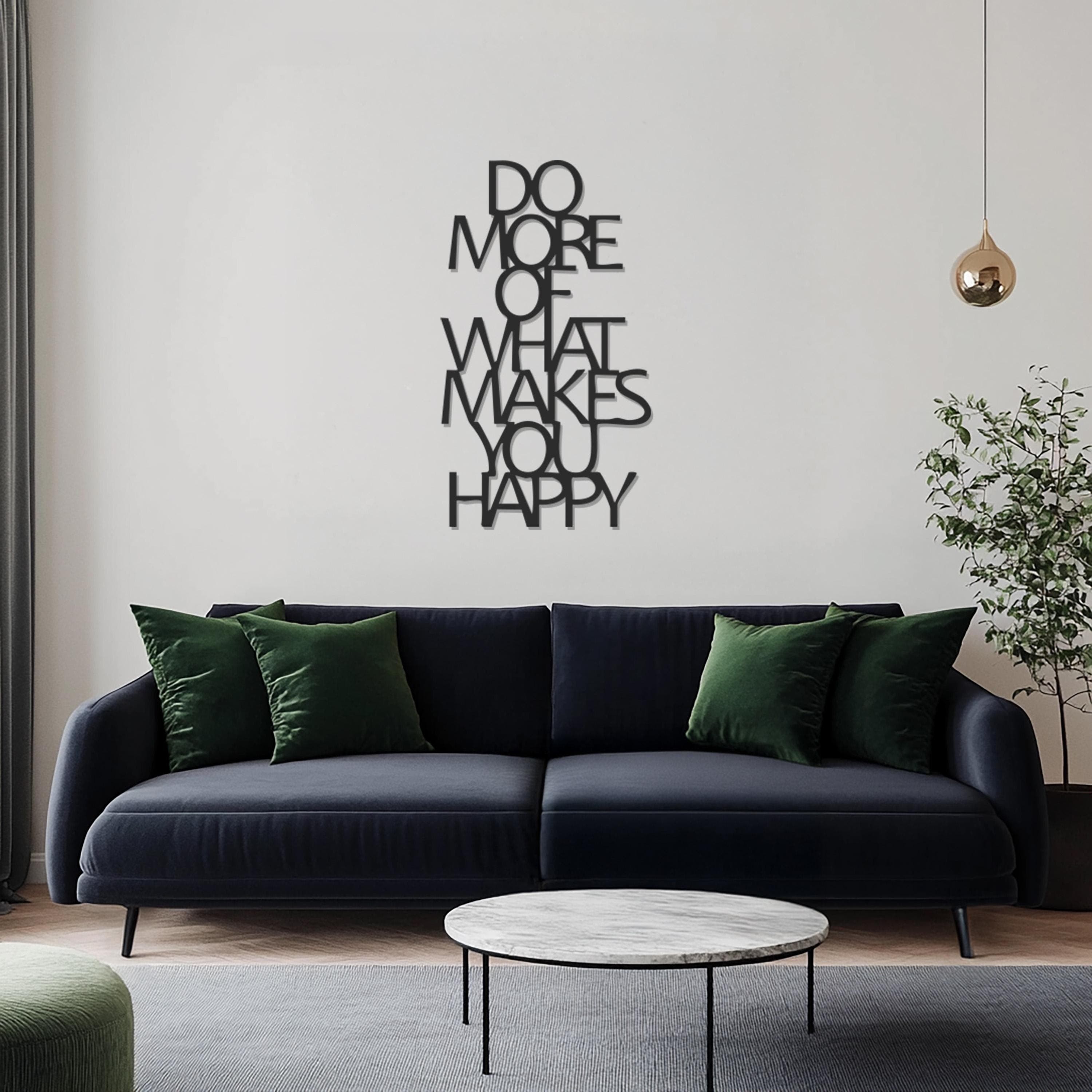 Motivational Metal Wall Art, Inspirational Quote Sign, Large Typography Decor, Modern Home & Office Wall Art, Positive Words Wall Sign - image 4