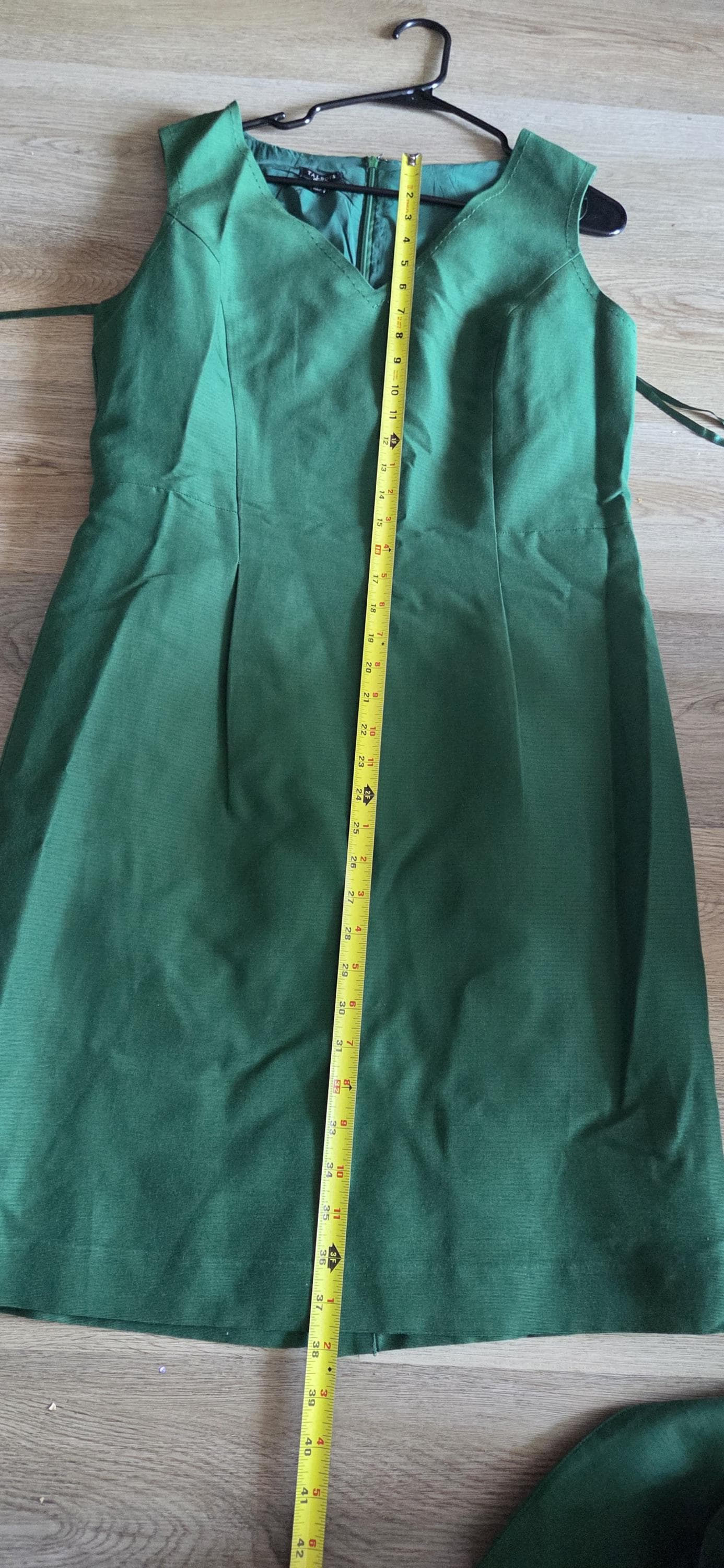 Two-Piece Dress Set by Talbots Size 12 Green Forest Workwear Office Career Wear - image 4