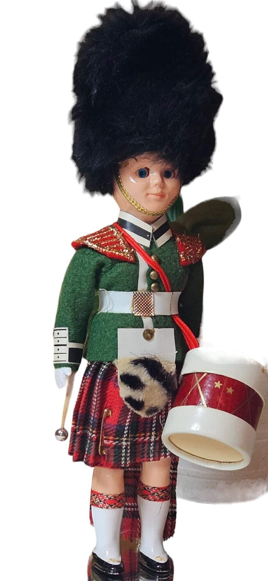 Vintage Doll, Collectable  Doll in Scottish Costume Soldier Drummer 1970s, Gifts For Her,Housewarming Gifts, Gifts For Him, Birthday Gifts, - image 3