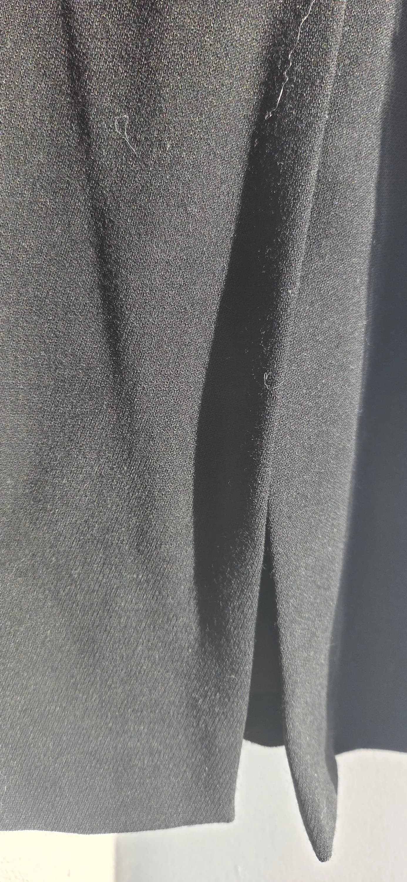 Vintage Giorgio Armani Black Midi Luxurious Designer High End Dress 16 Italy, Classy eveningwear Dressy Elegant Elevated Timeless Effortless - image 2