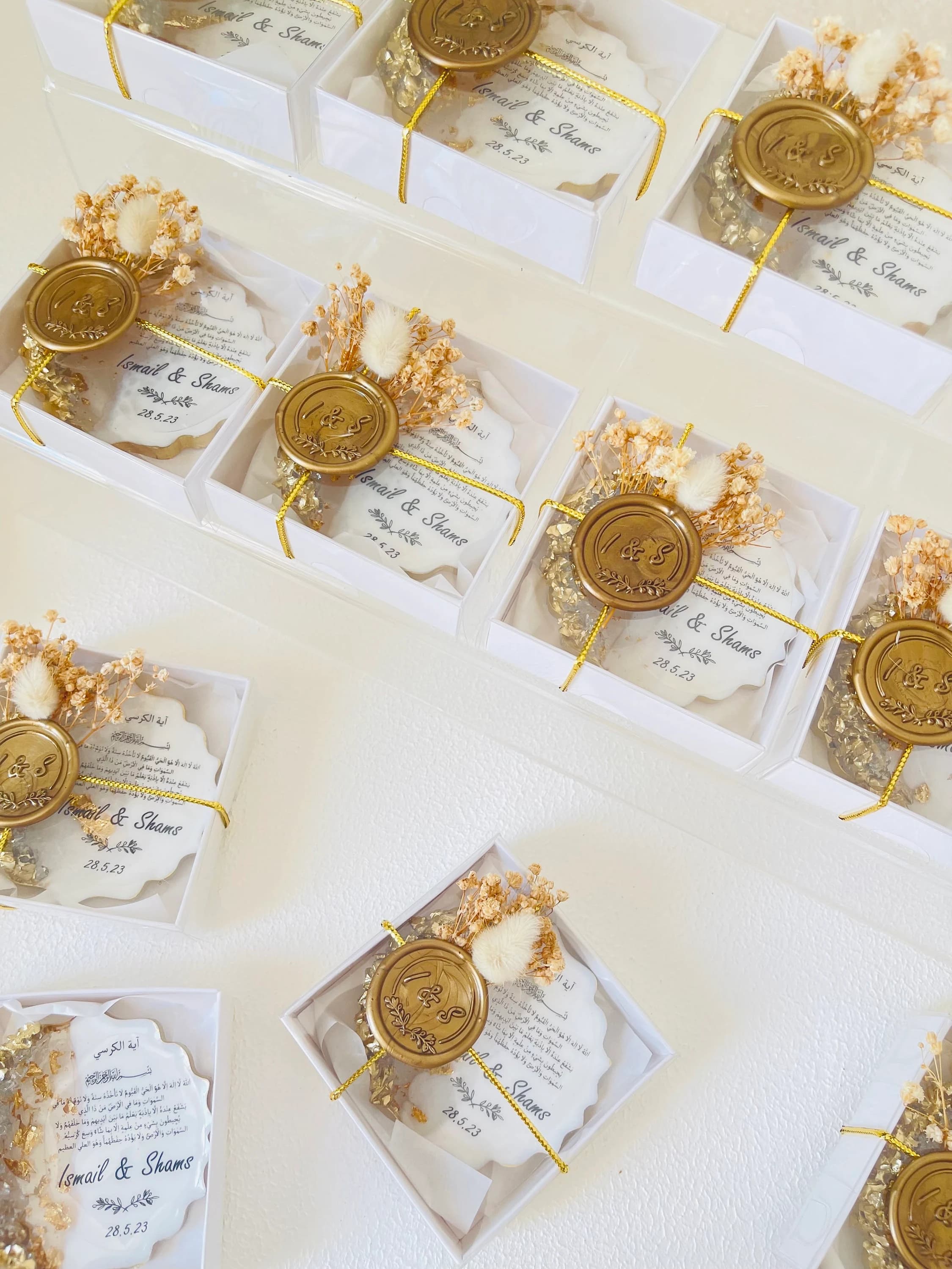 Personalized Epoxy Magnet Favor:Islamic Wedding, Engagement, Nikkah - image 3