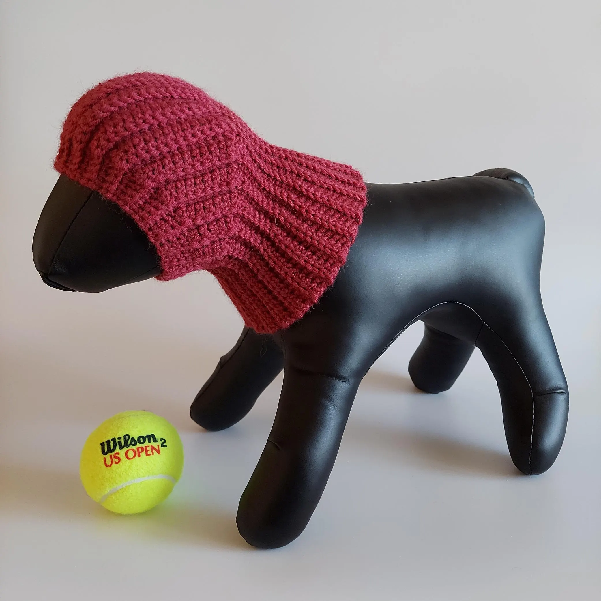Crochet Hooded Snood Hat for Pets: Dogs, Cats Ear Covering Neck Warming Balaclava PATTERN