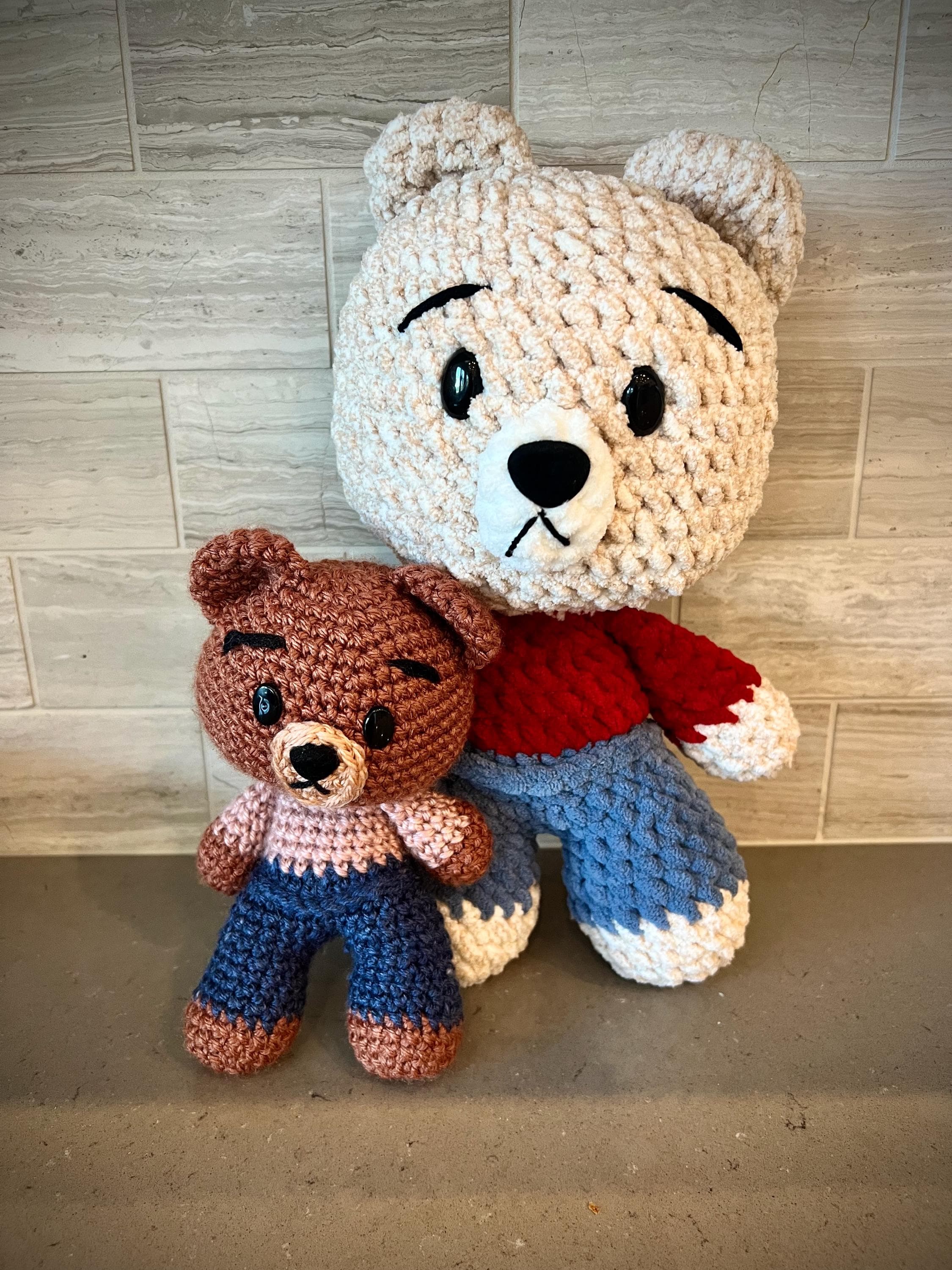 Crochet Pattern (Low Sew!) - Boba the Bear - image 3