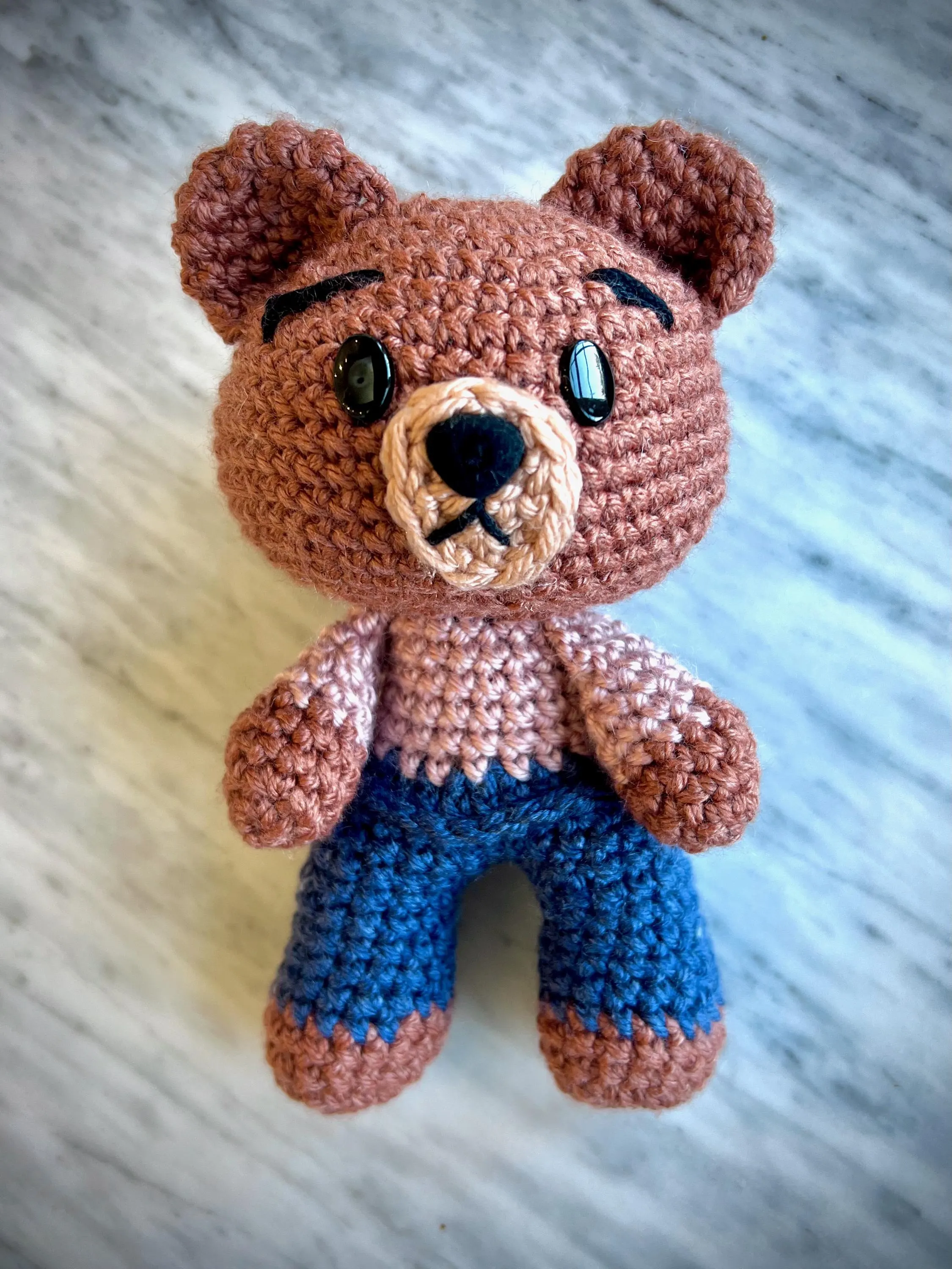 Crochet Pattern (Low Sew!) - Boba the Bear - image 5