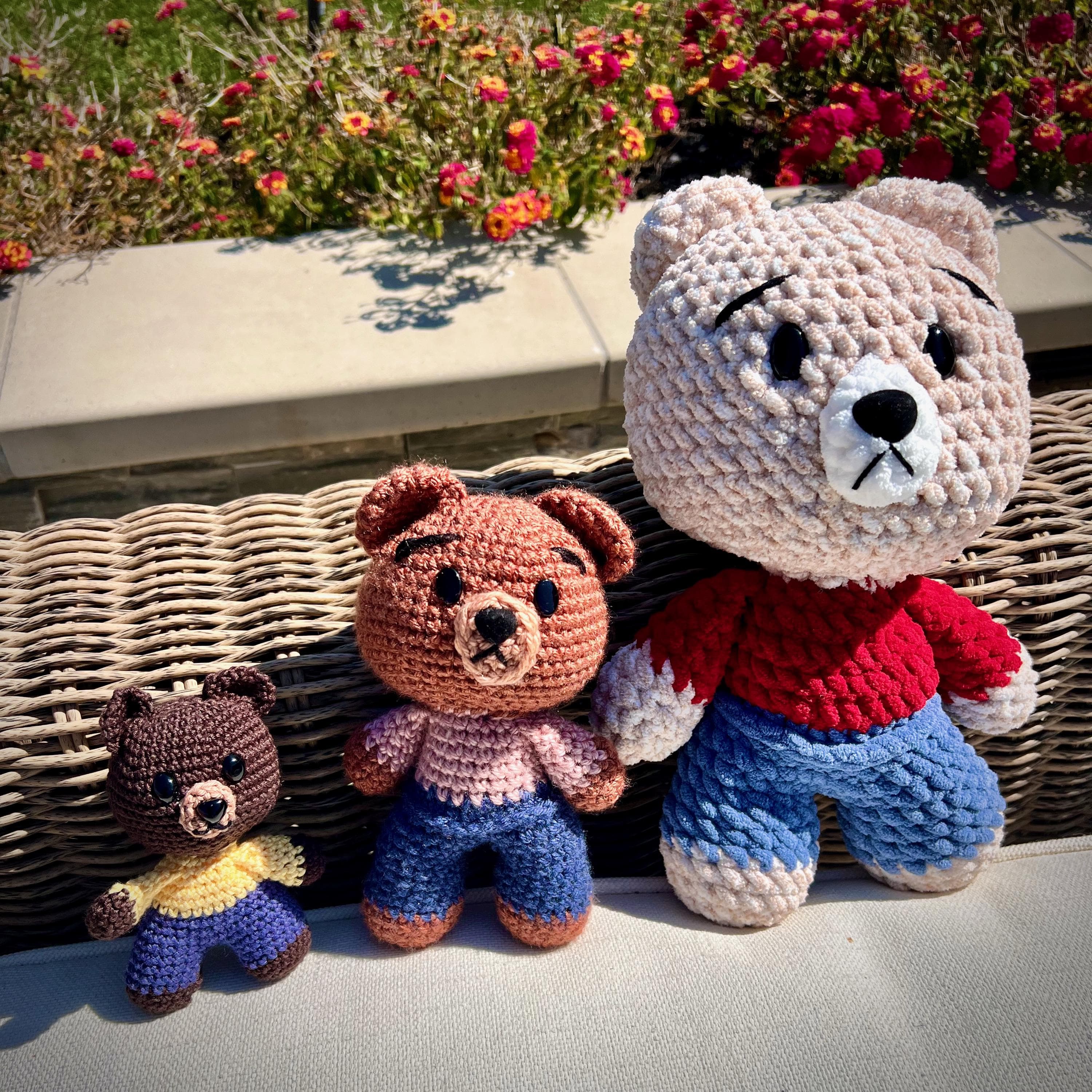 Crochet Pattern (Low Sew!) - Boba the Bear - image 2
