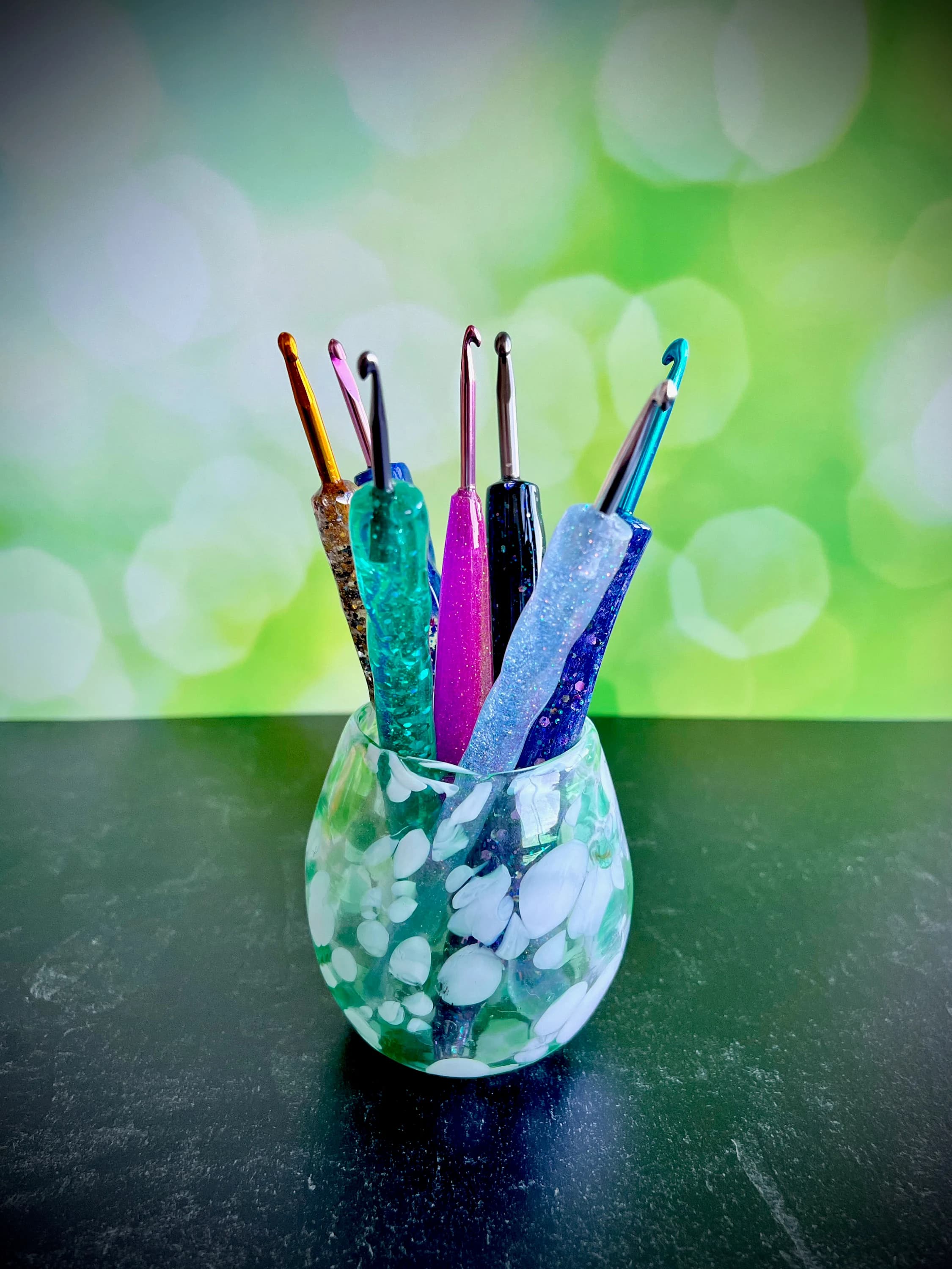 Custom Resin Crochet Hook, Made-to-Order