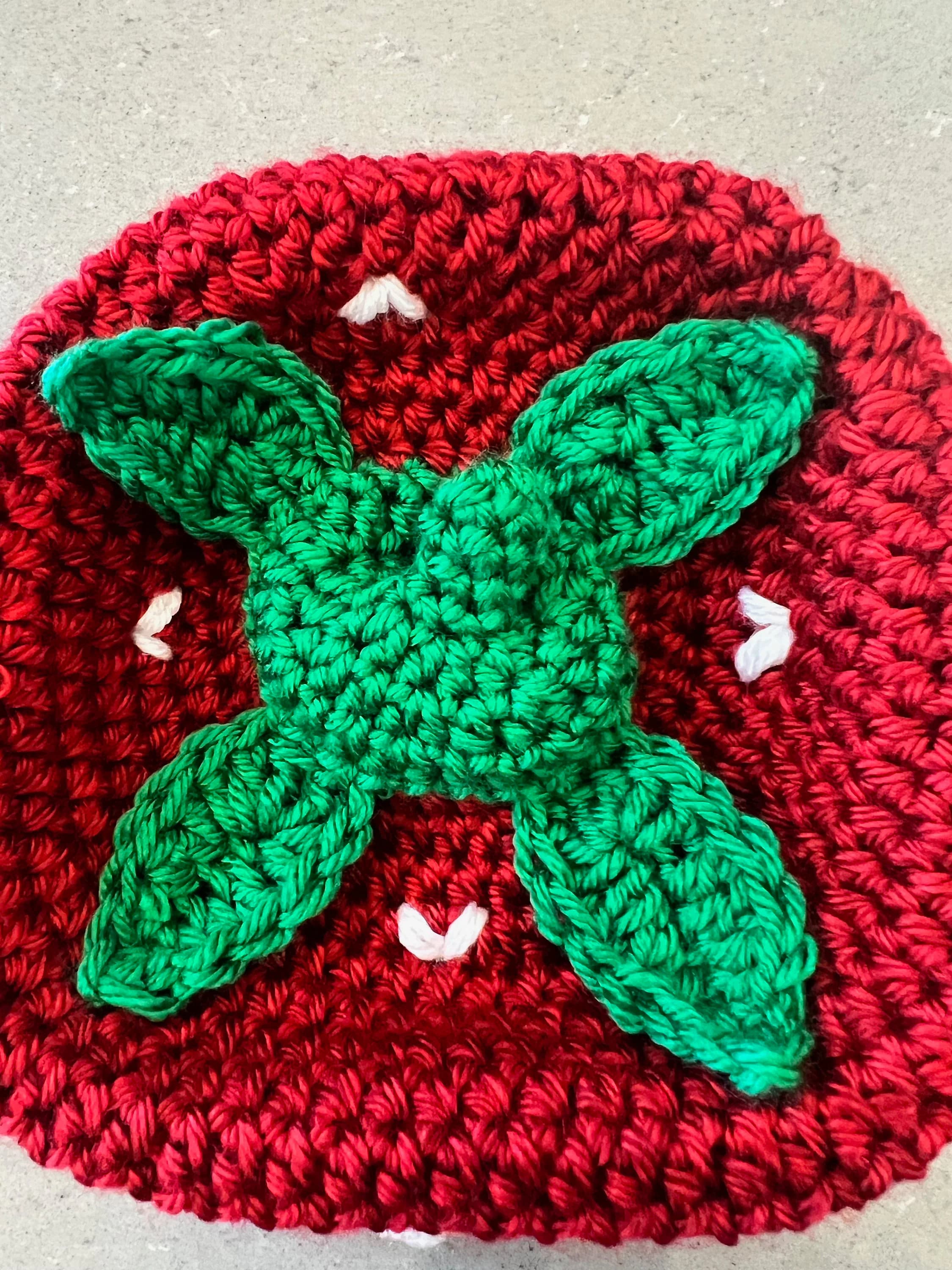 Crochet Pattern (No Sew!) - Strawberry Love Hat - image 4