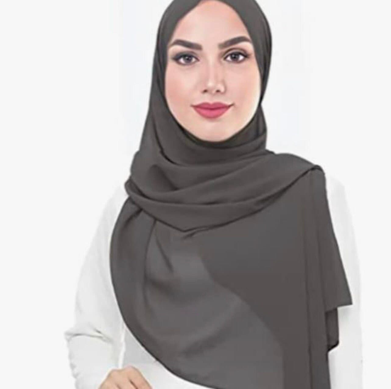 soft chiffon hijab for women's - image 5