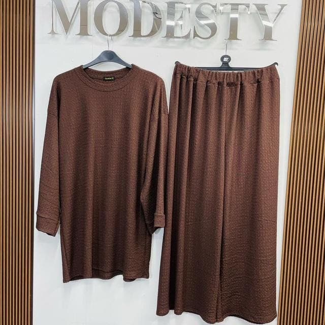 Textured Lounge Set: Women's Long Sleeve Co-ord, UK 8-22 - image 3