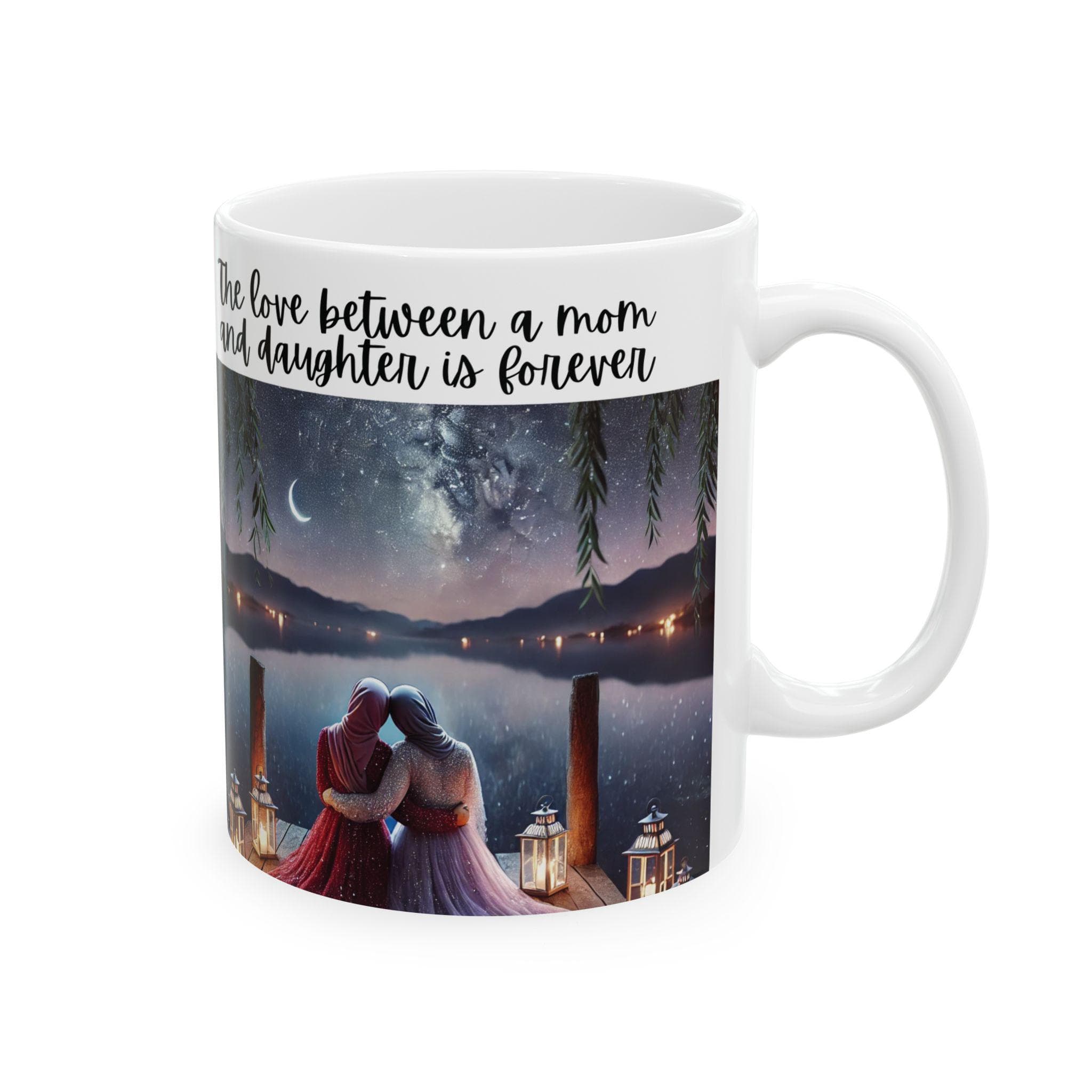 Muslim Arab Mom and Daughter Coffee mug Gift for Hijabi Mothers Day Present for Arab Mom Eid Present for Muslim Mother Daughter Coffee mug - image 4