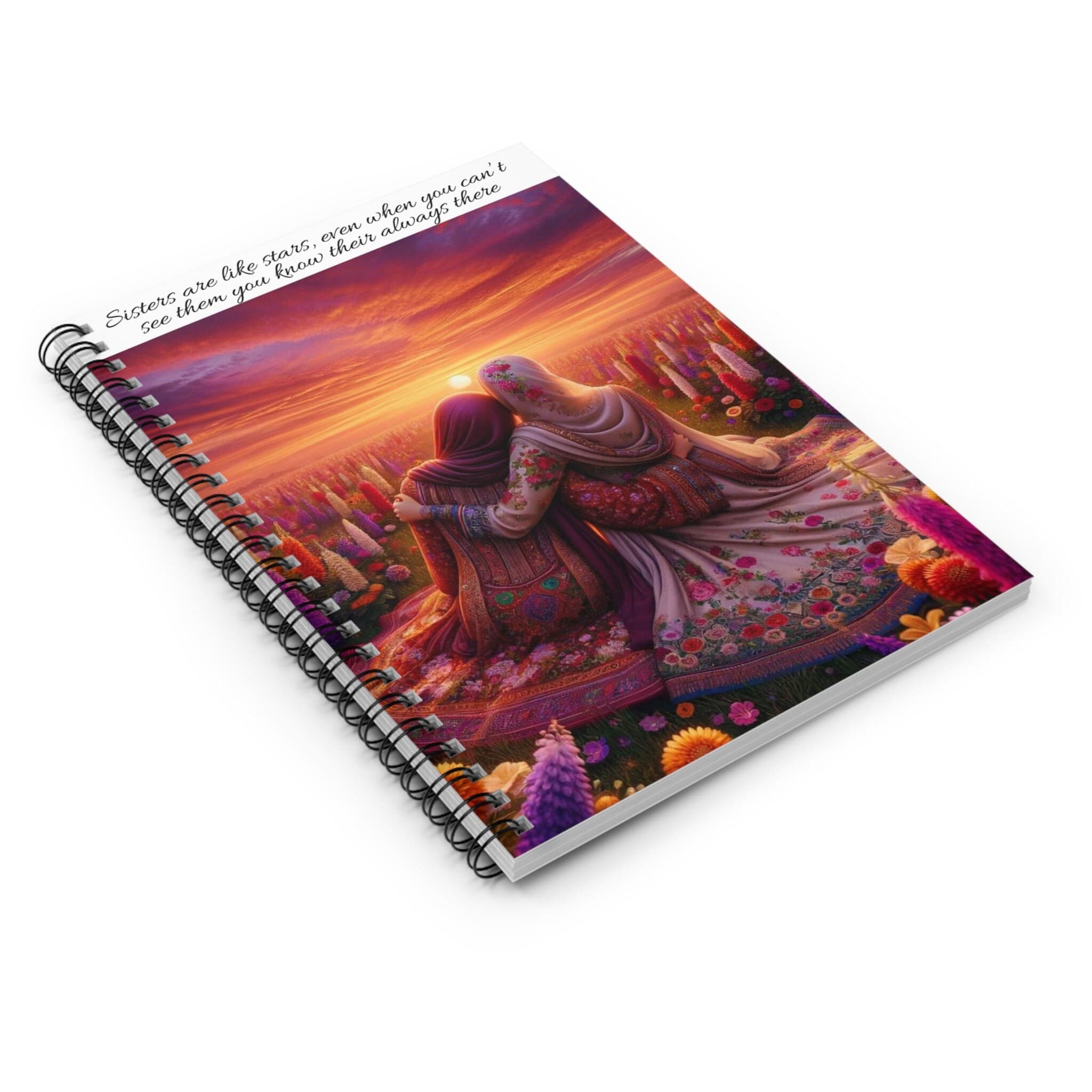 Desi Sisters notebook South Asian Muslim Hijabi Notebook Gift for Muslim Sisters Eid Gift for Desi Women Sisterhood and Friendship notebook - image 4
