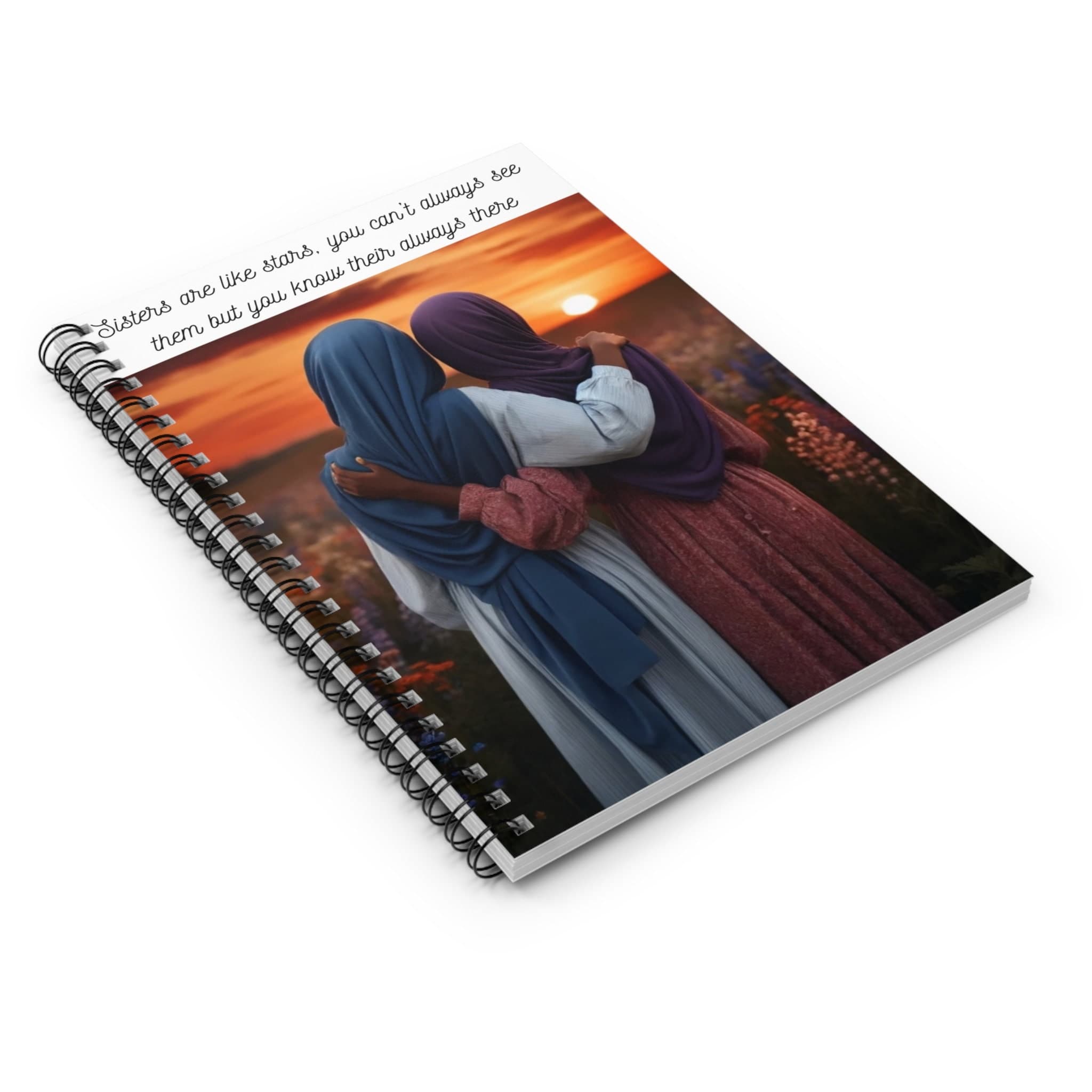 Gift for Black Muslim Sisterhood Journal African American Hijabi Sister Notebook Gift for African American Muslim Sisterhood Notebook - image 4