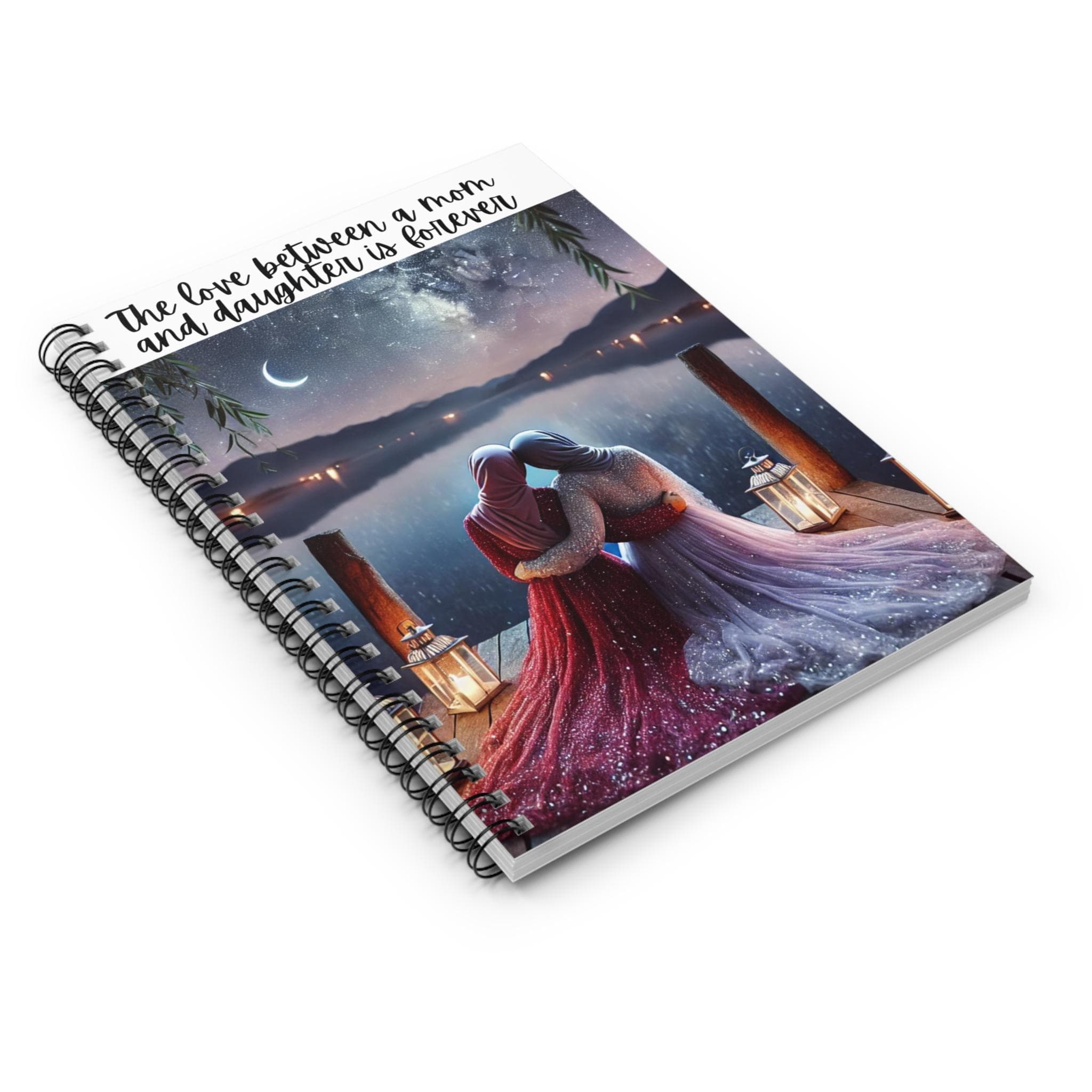 Muslim Arab Mom and Daughter notebook Gift for Hijabi Mothers Day Present for Arab Mom Eid Present for Muslim Mother Daughter Notebook - image 4