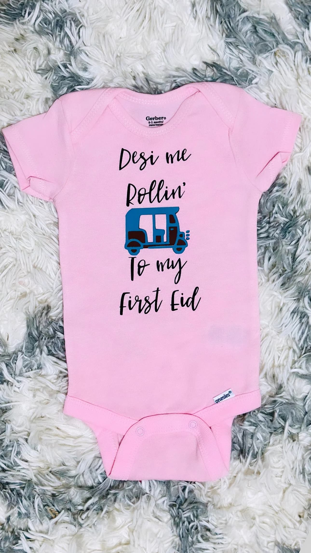 Desi Me Rollin' Rickshaw Baby bodysuit - Ramadan/Eid Gift - image 4
