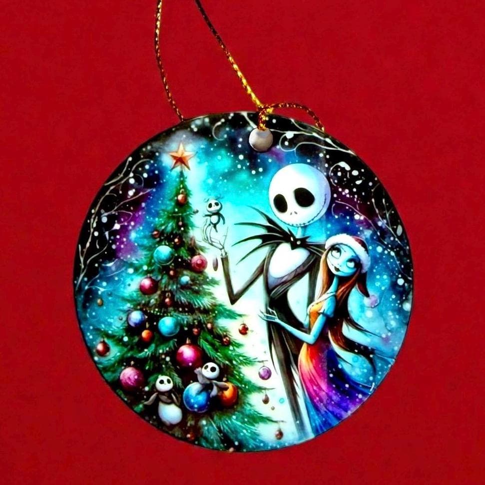 Customizable Christmas Ornament, Holiday Decor, Festive Tree Charm