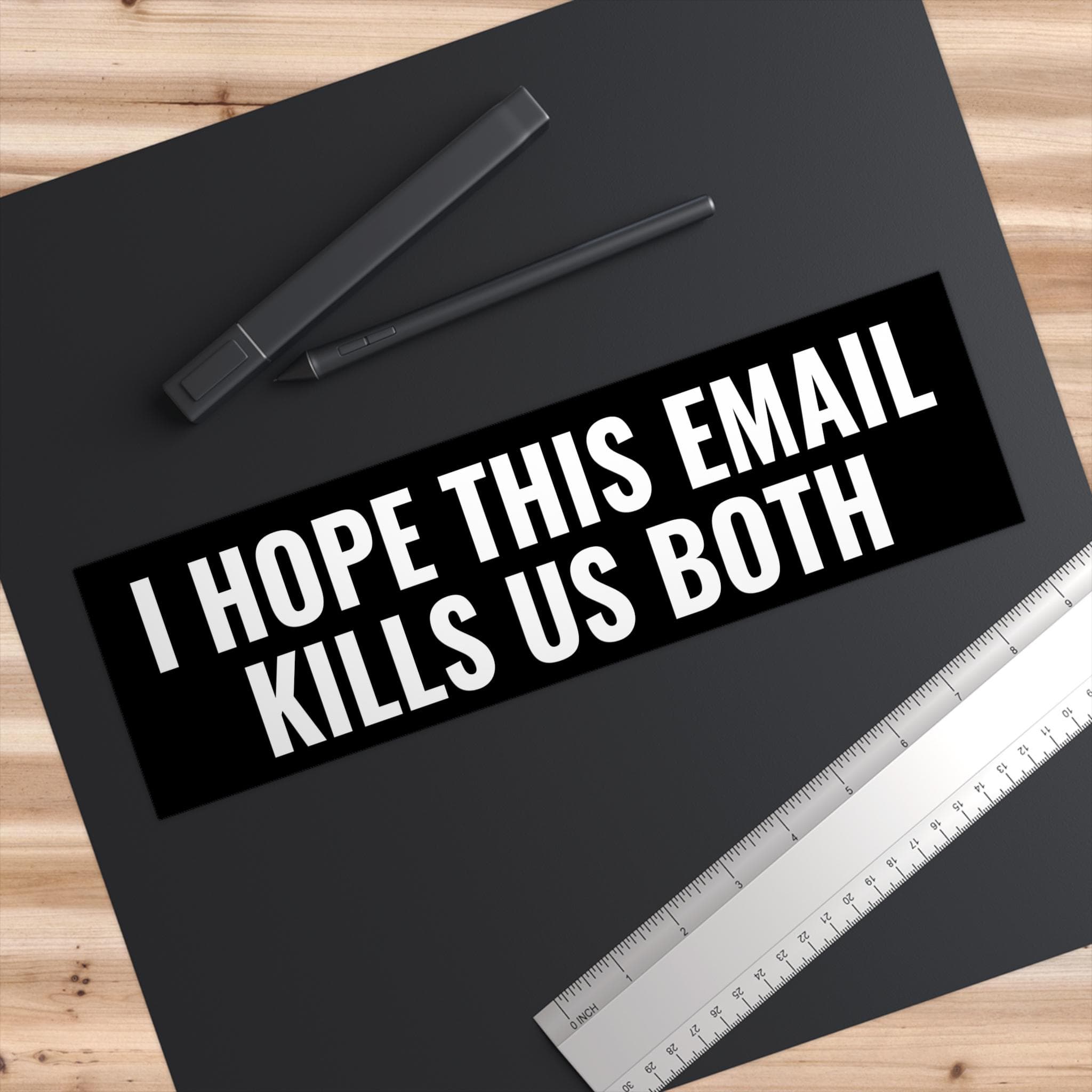 Email Bumper Sticker chaotic ironic meme viral funny decal sarcastic edgy humor bumper sticker - image 3