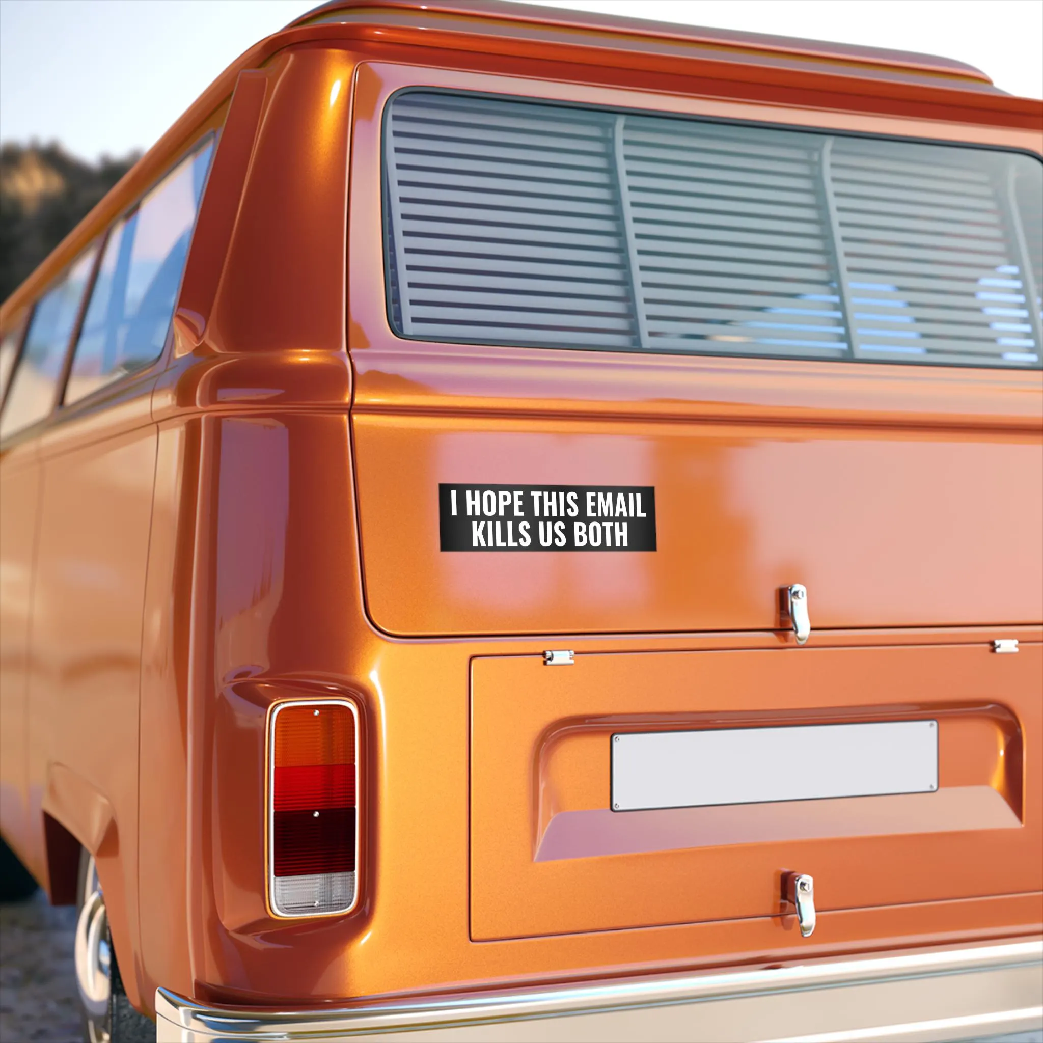 Email Bumper Sticker chaotic ironic meme viral funny decal sarcastic edgy humor bumper sticker - image 2