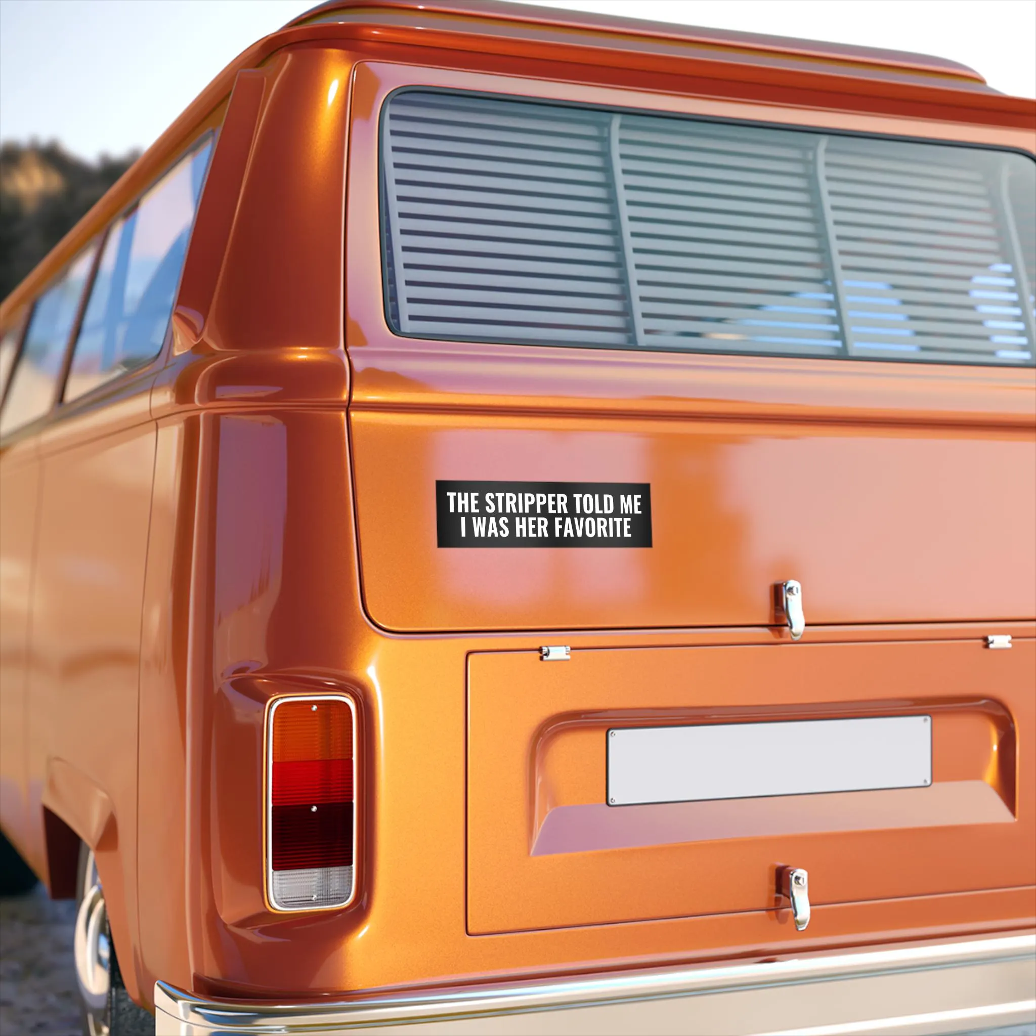 Stripper Bumper Sticker viral trending sticker ironic edgy meme funny sarcastic decal chaotic absurd humor internet unhinged quote - image 3