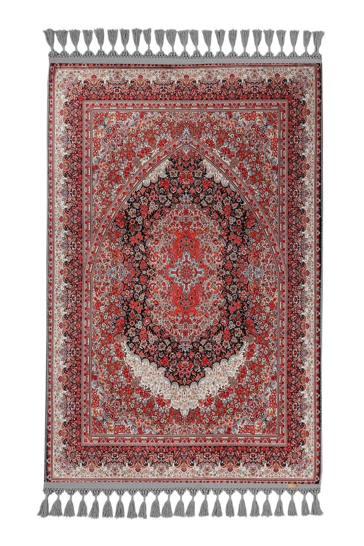 Prayer Mat - Personalized Prayer Rug - Soft Silky Muslim Gebetsteppich Islamic Gift For Him