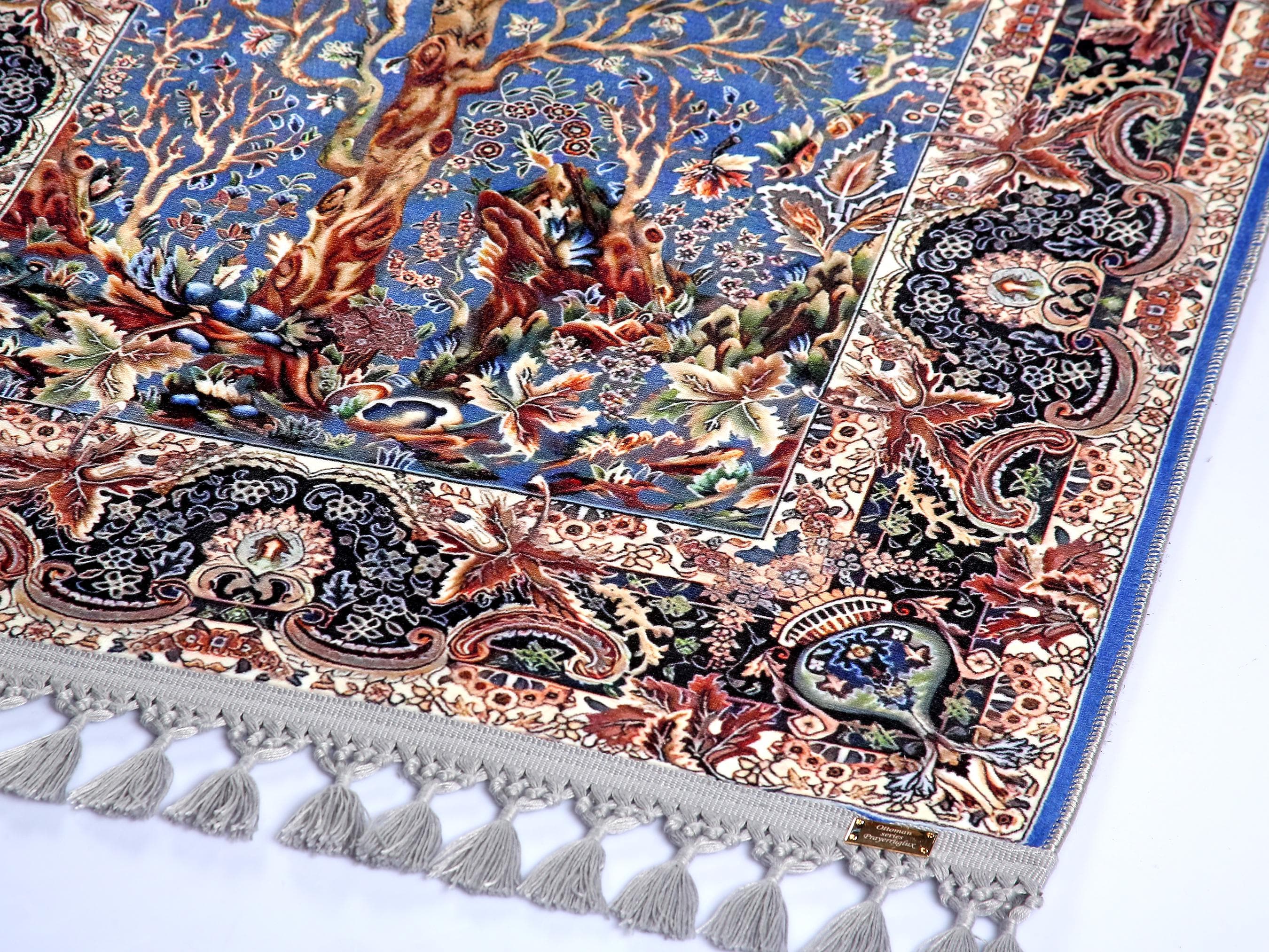 Prayer Mat Tree of Life Prayer Rug: Soft Silky Personalized Muslim Custom Islamic Gifts - image 5