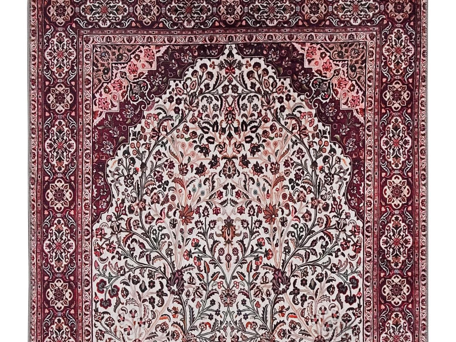 Prayer Mat & Floral Mihrab Prayer Rug: Soft Silky Turkish Luxury Islamic Gift Islam - image 5