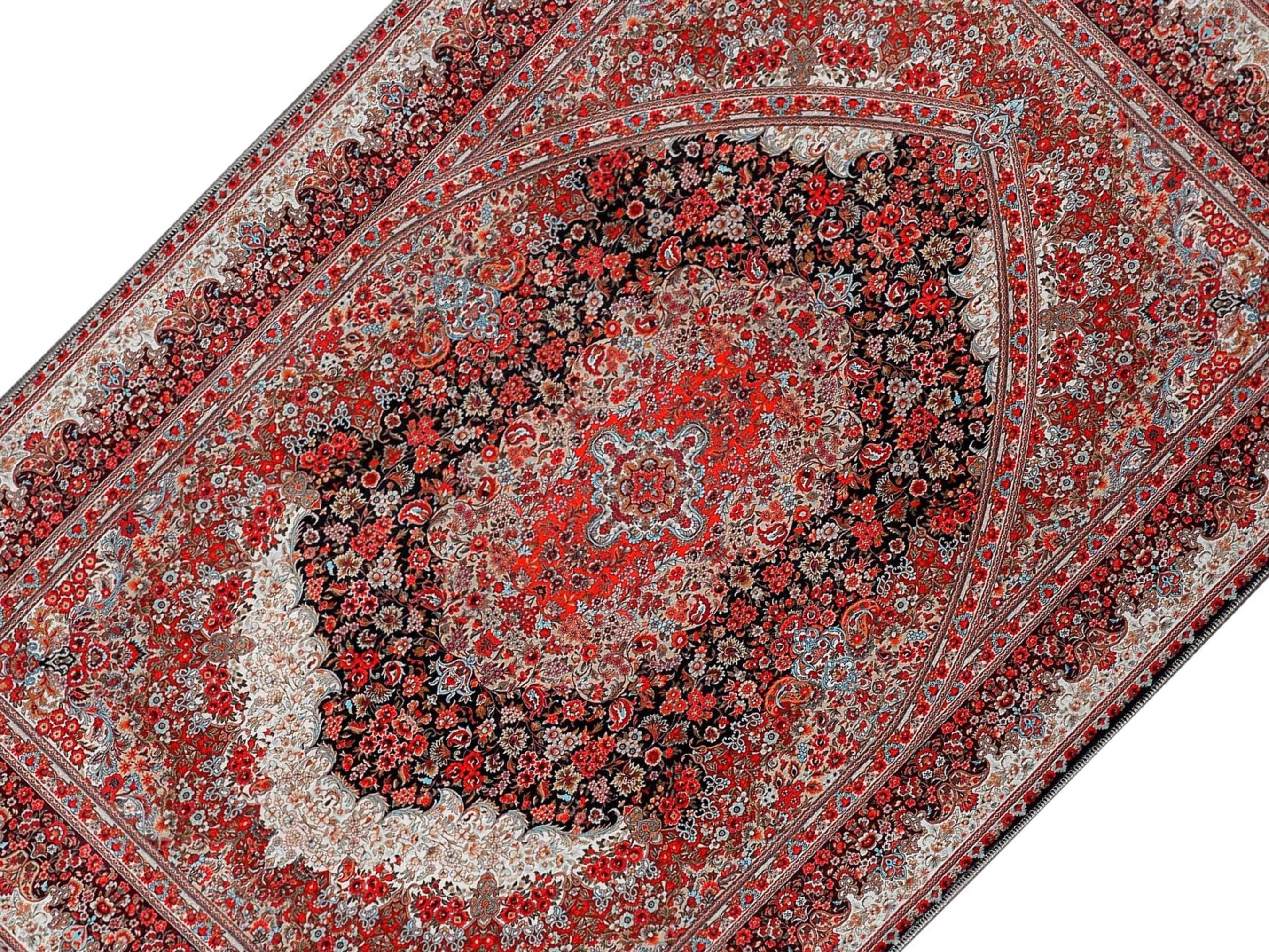 Prayer Mat - Personalized Prayer Rug - Soft Silky Muslim Gebetsteppich Islamic Gift For Him - image 4