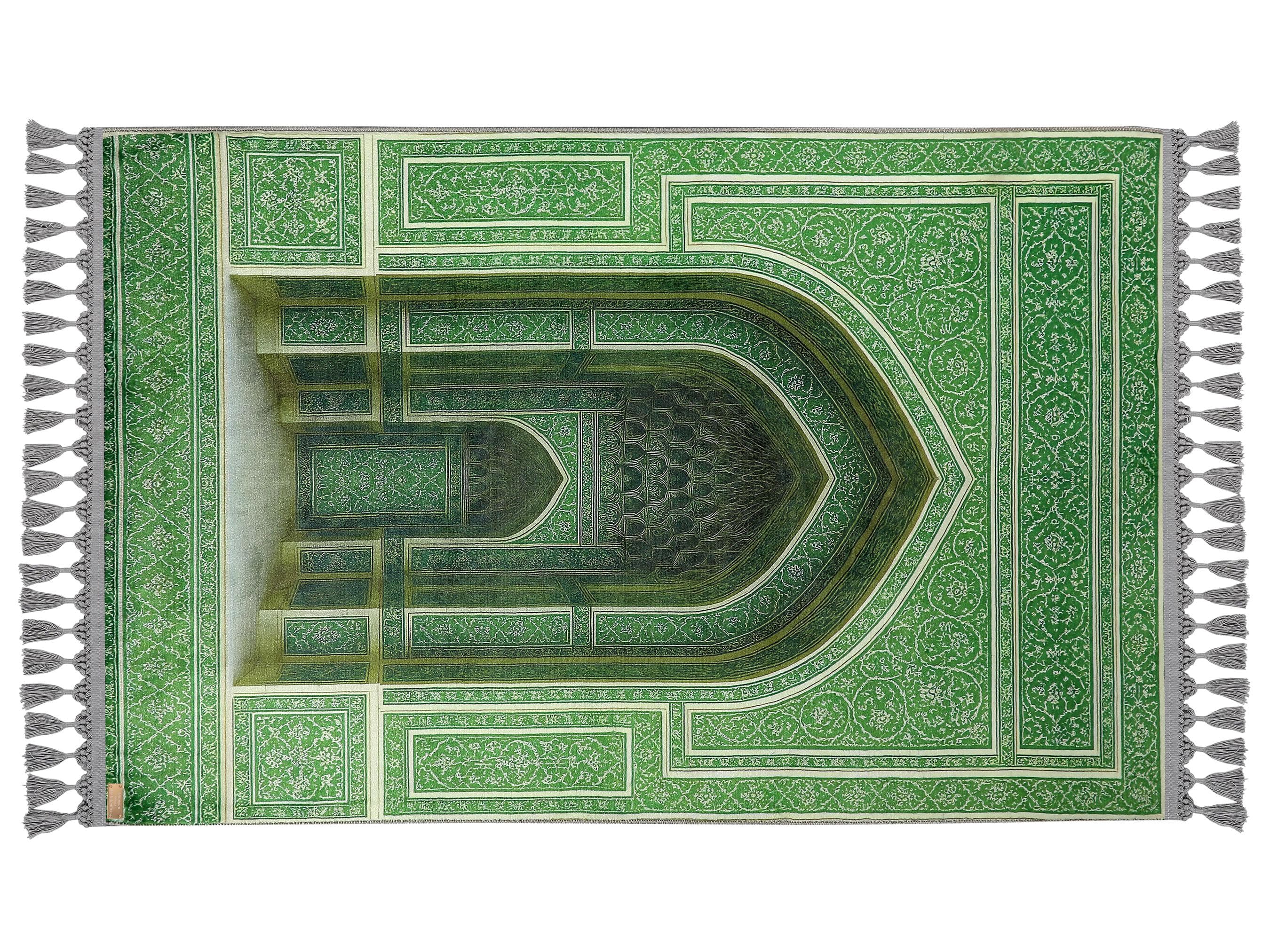🧵 Low-Pile Textured Surface – Soft & Comfortable  
📐 Size: 80x125 cm (2'7"x4'1") – Ideal for Daily Salah & Home Use  
⚖️ Density: 1.738 kg/m² | Thickness: 7 mm  
🪑 Non-Slip Cotton Base – Safe Grip on Hardwood, Tile, Carpet  
🧺 Machine Washable at 30°C | Robot Vacuum Safe  
🎨 Mihrab-Style Ottoman Motif – Fade-Resistant & Elegant Look  
🌍 Made in Istanbul, Turkey by Prayer Rug Lux  
🎁 Gift for Eid, Mom, Sister, Cousin, Aunt – Custom Sizes Available