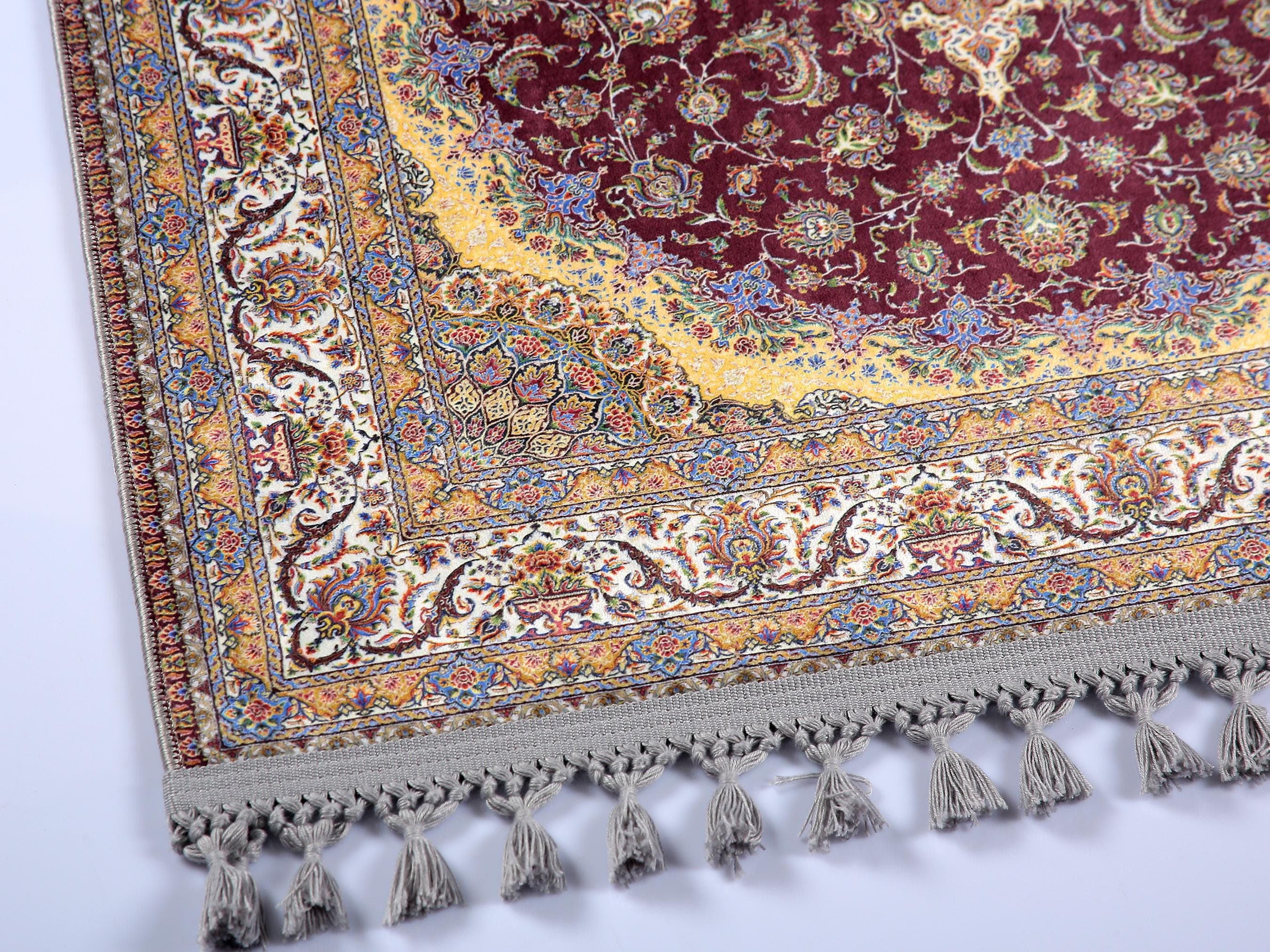 Prayer Mat Red Turkish Prayer Rug Soft Silky Islamic Muslim Gift Gebetsteppich Janamaz Rugs - image 4