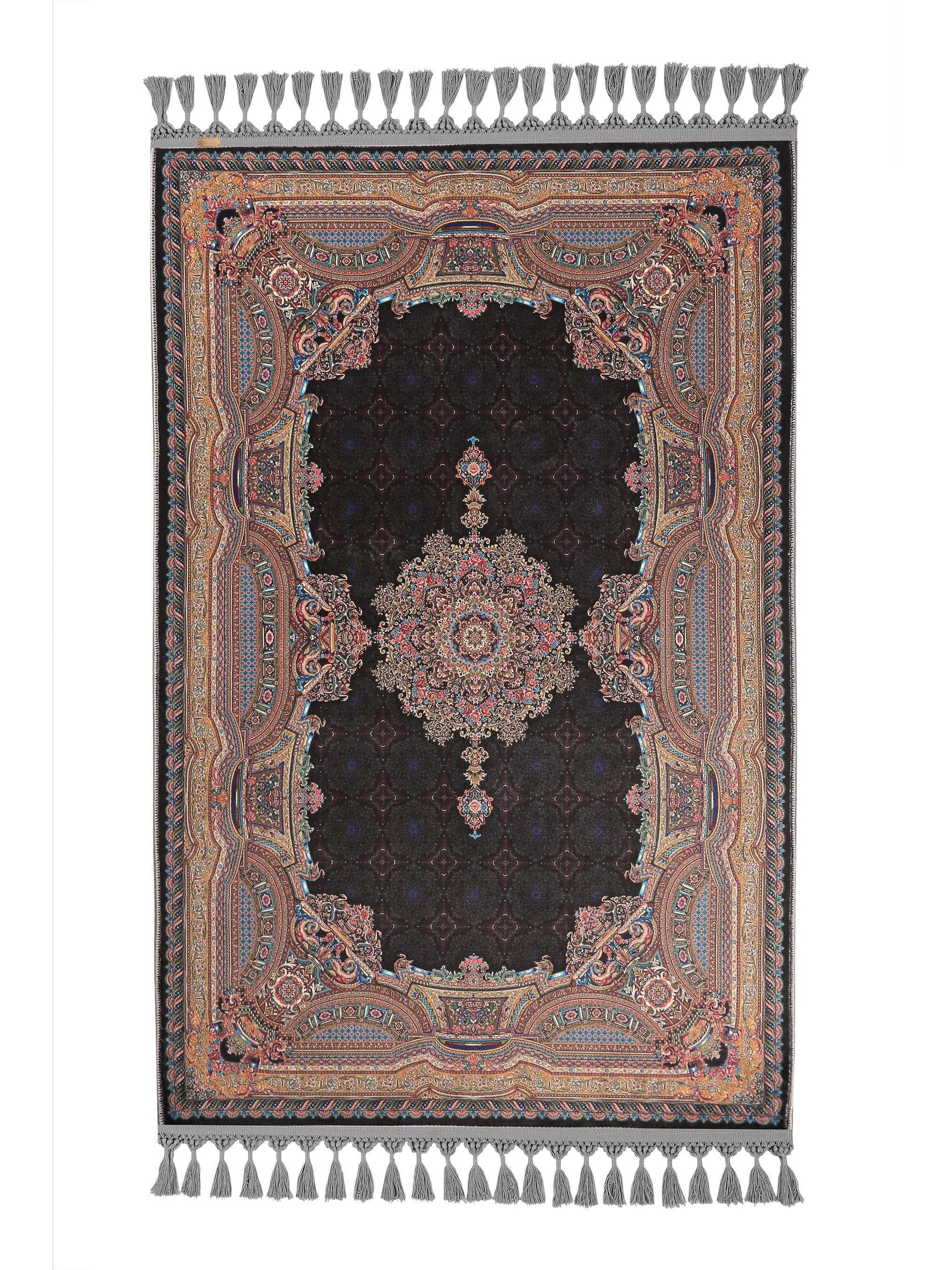 Prayer Mat Turkish Prayer Rug: Soft Silk Luxury Islamic Gift Arabian Carpet Islam