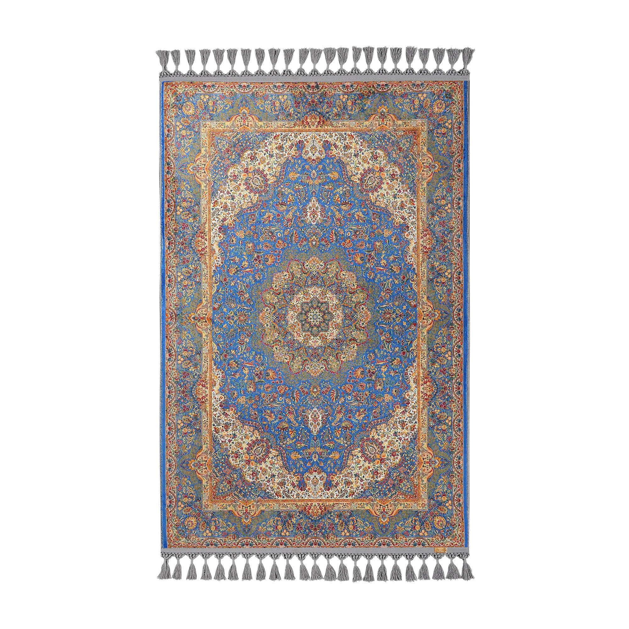 Prayer Mat Blue Turkish Prayer Rug Soft Silky Islamic Muslim Gift Gebetsteppich Janamaz Rugs