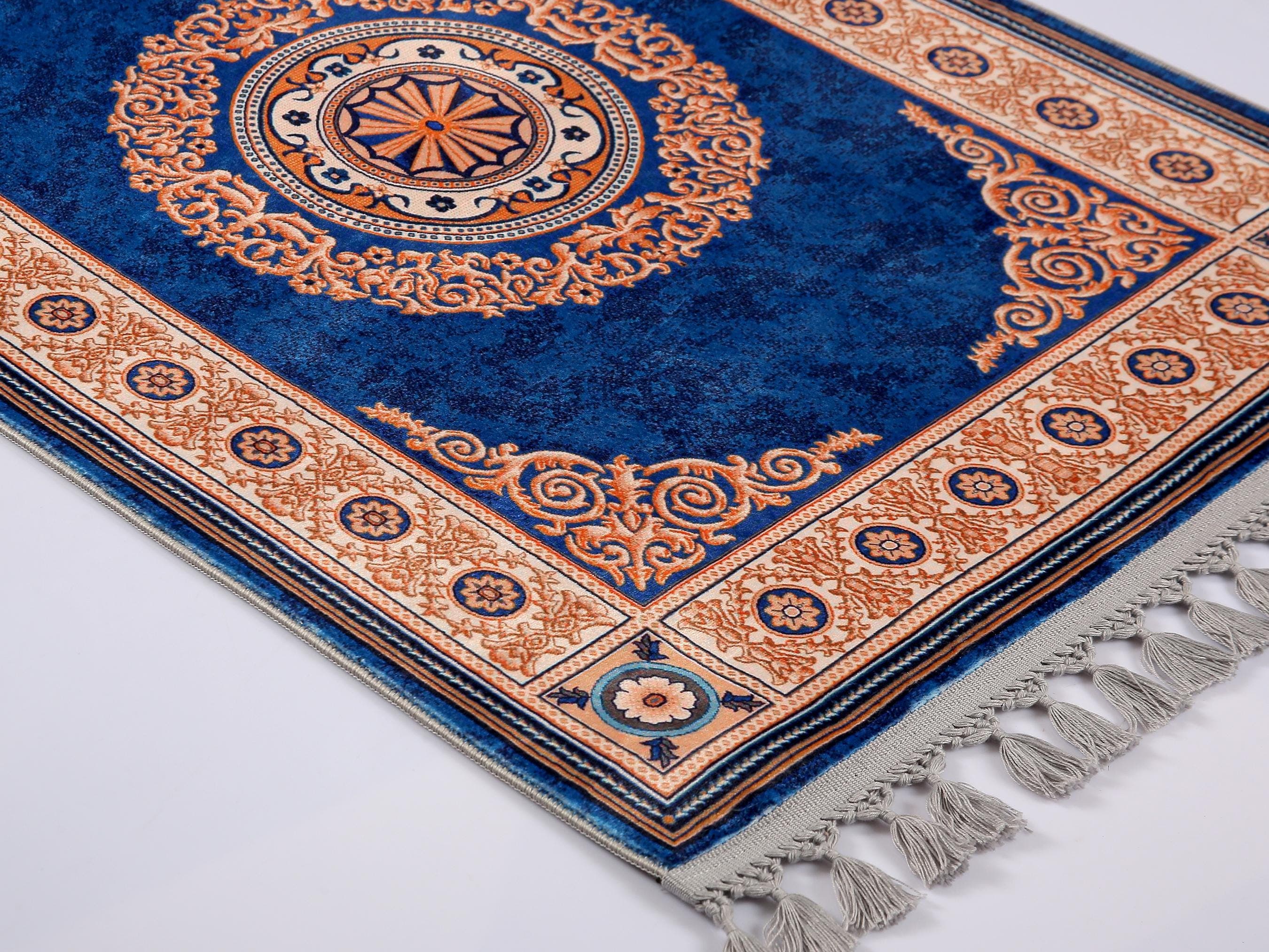 Prayer Rug | Luxury Turkish Bamboo Silk Touch | Personalized Prayer Mat | Islamic Gift - image 4