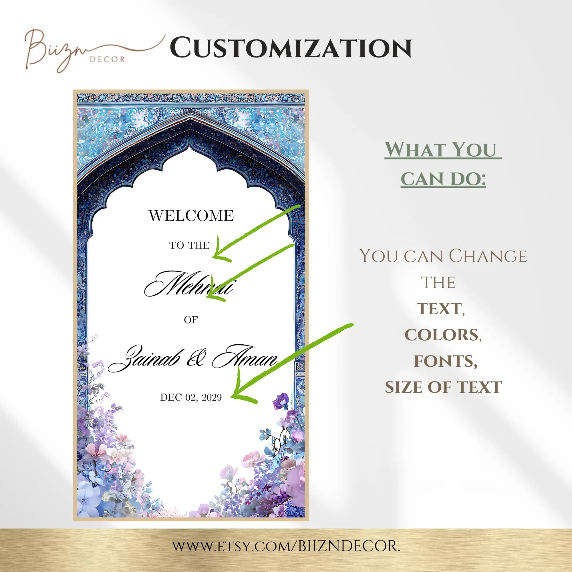Nikkah Certificate, Nikah Nama Template, Islamic Marriage Contract A4 A3 - image 4