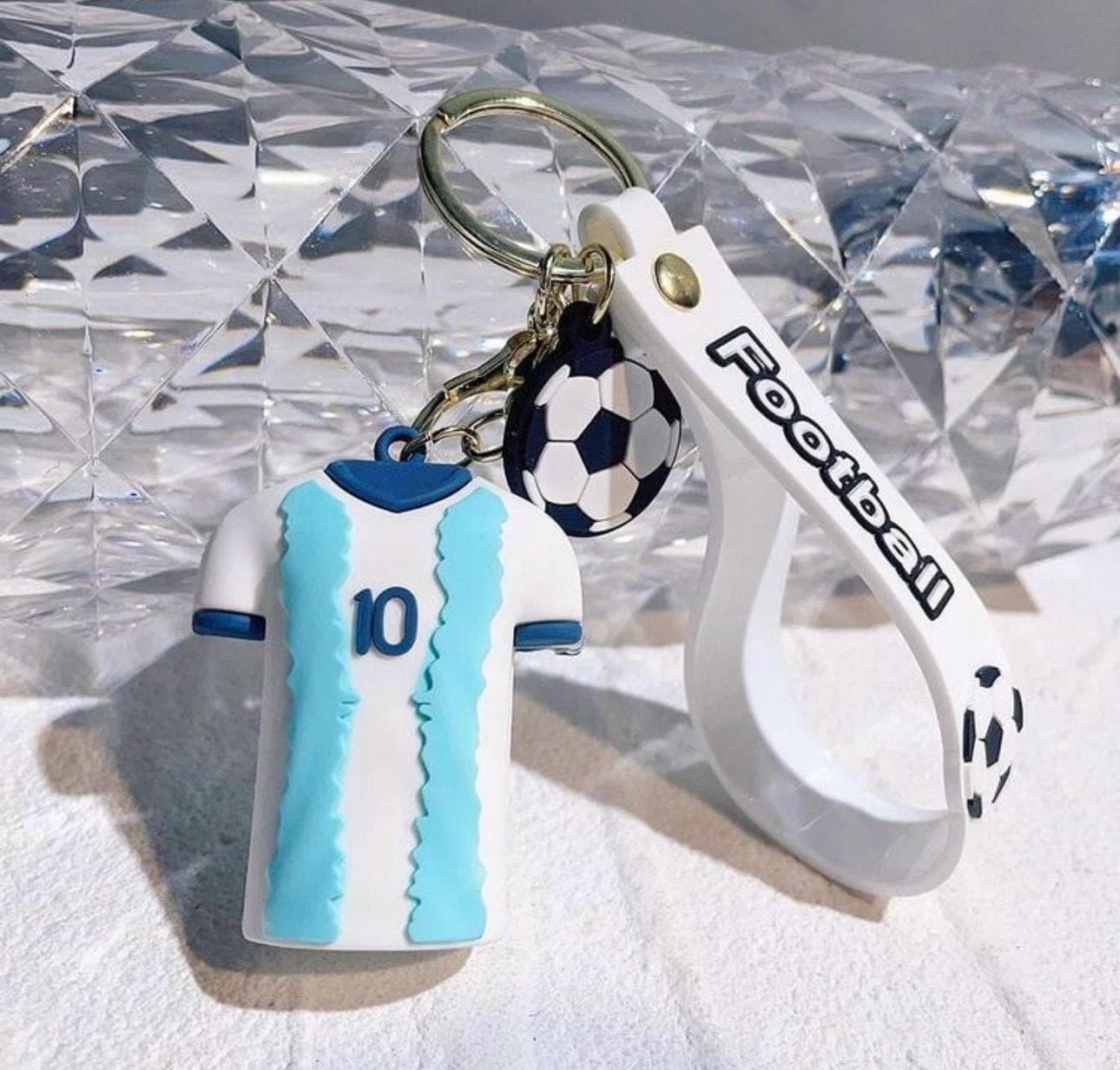 Messi Ronaldo Jersey Keychain - image 5