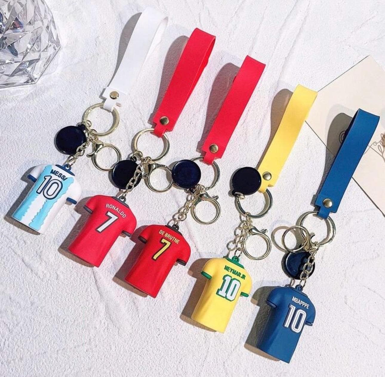 Messi Ronaldo Jersey Keychain - image 3
