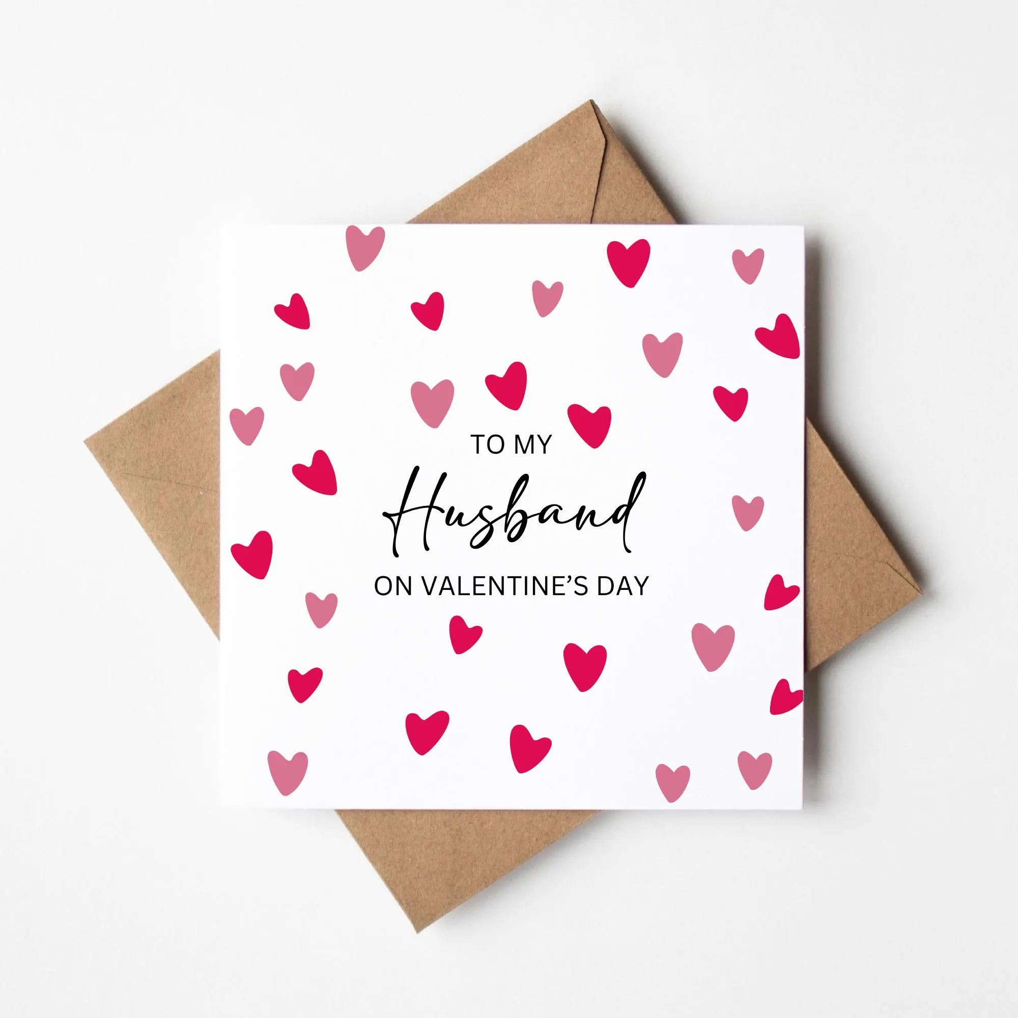 Valentine’s Day Card for Wife or Husband – Romantic Heart Design – Perfect for Valentine’s Surprise