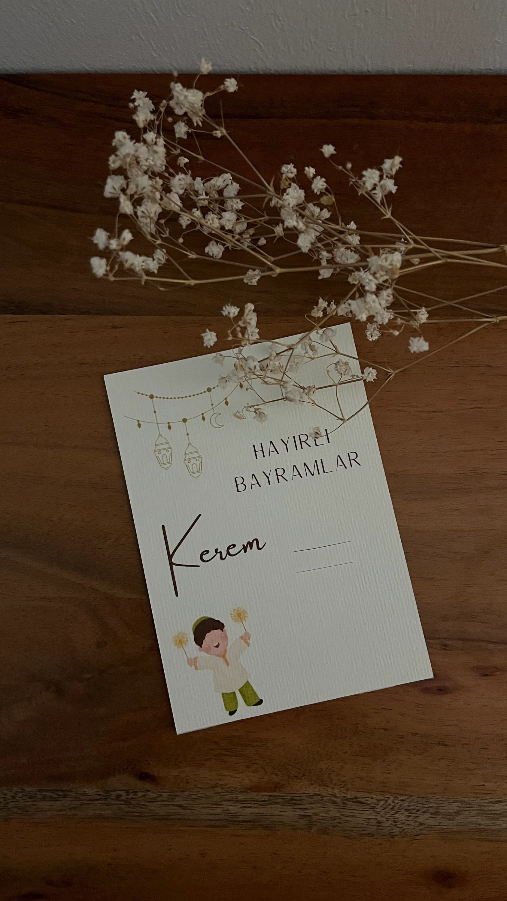 Geschenkkarte Bayram I Eid I Ramadan I Hayirli Bayramlar I personalisiert - image 4